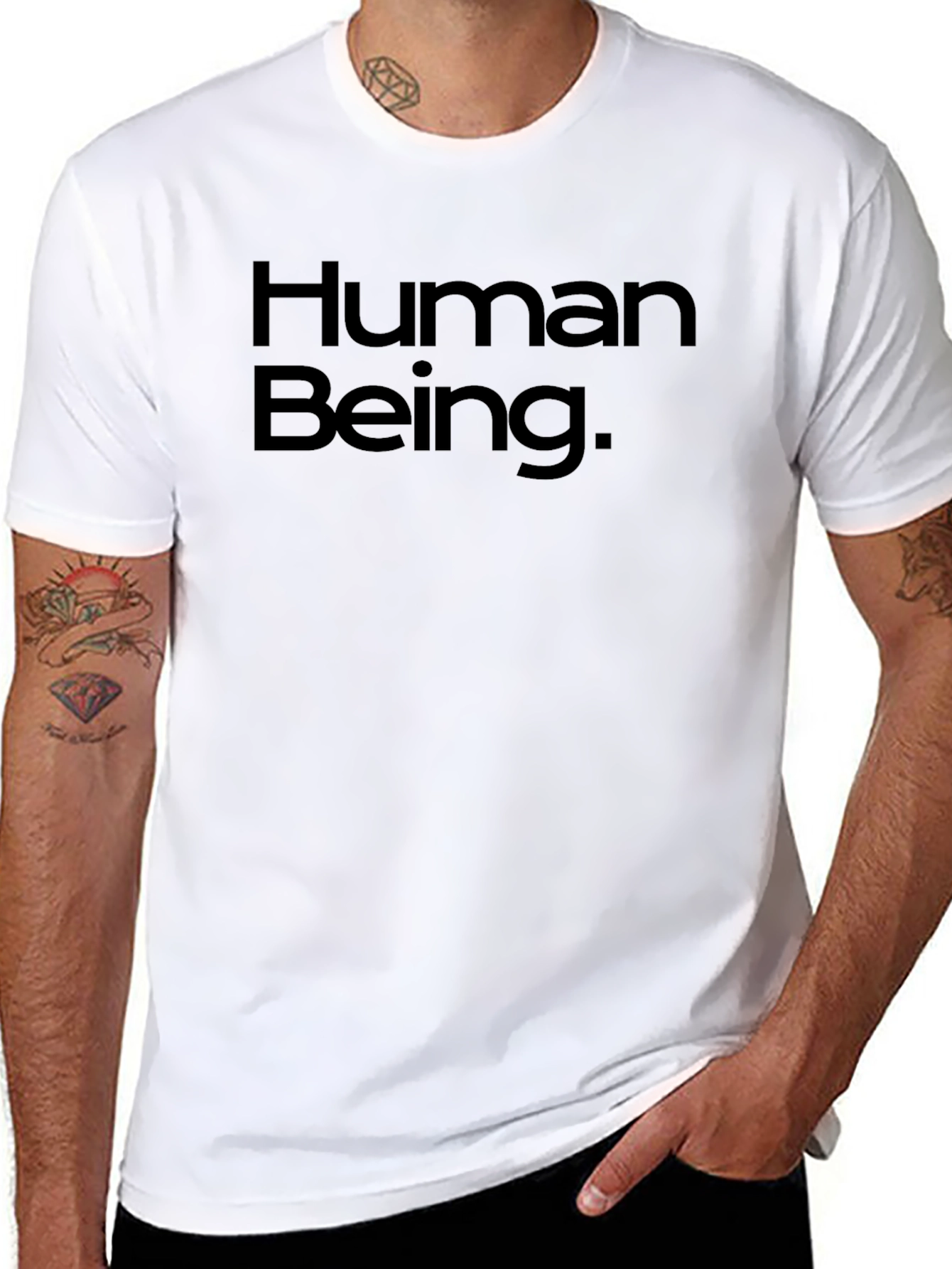 Human Being Graphic T-Shirt - Classic Comfort