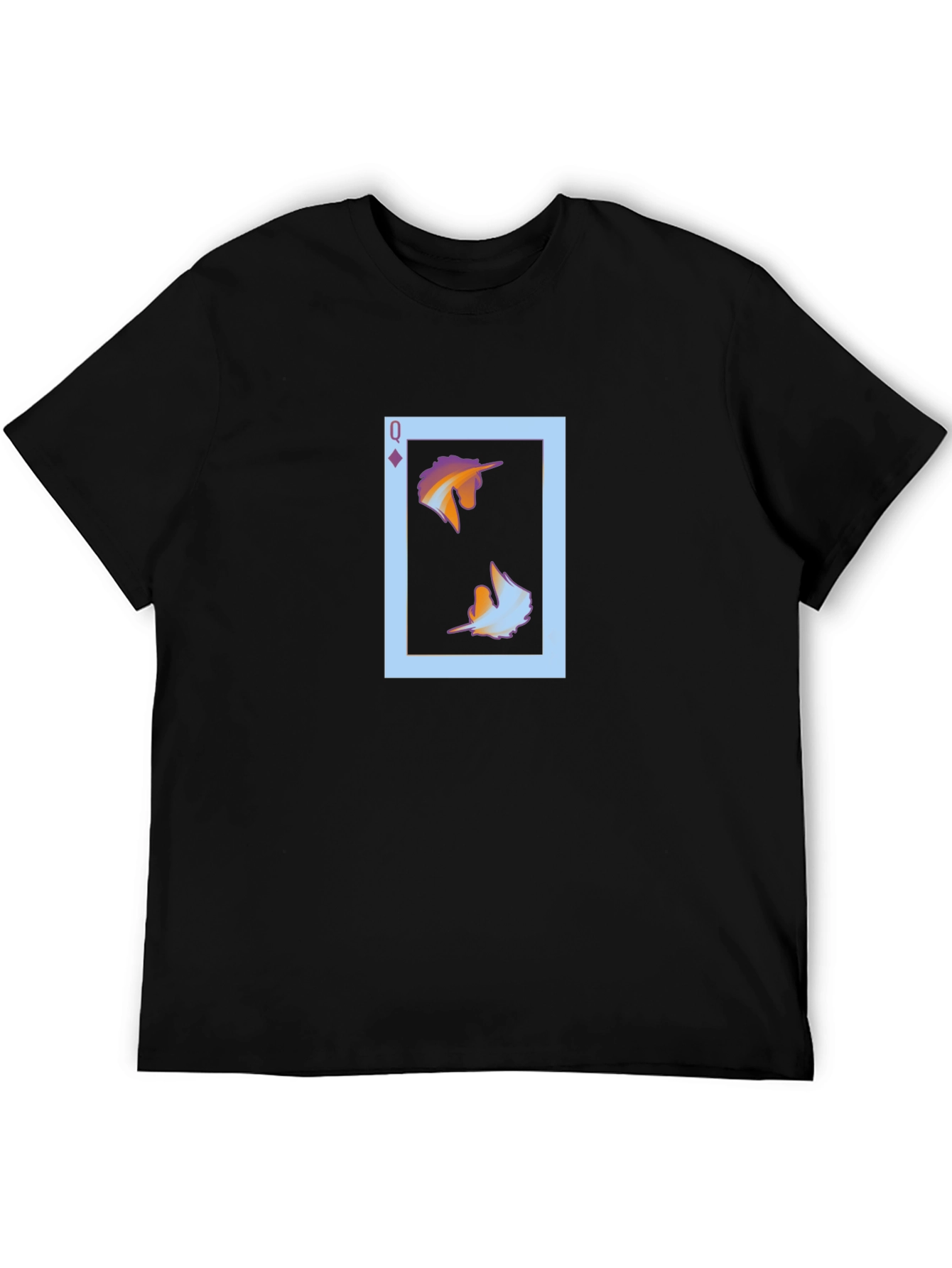 Queen Card Unicorn Graphic Tee
