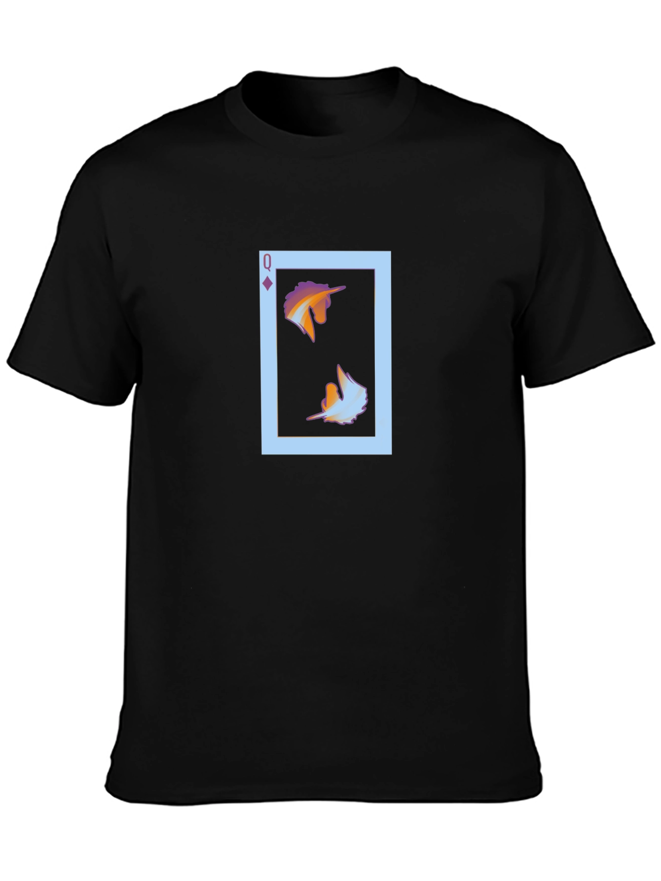 Queen Card Unicorn Graphic Tee