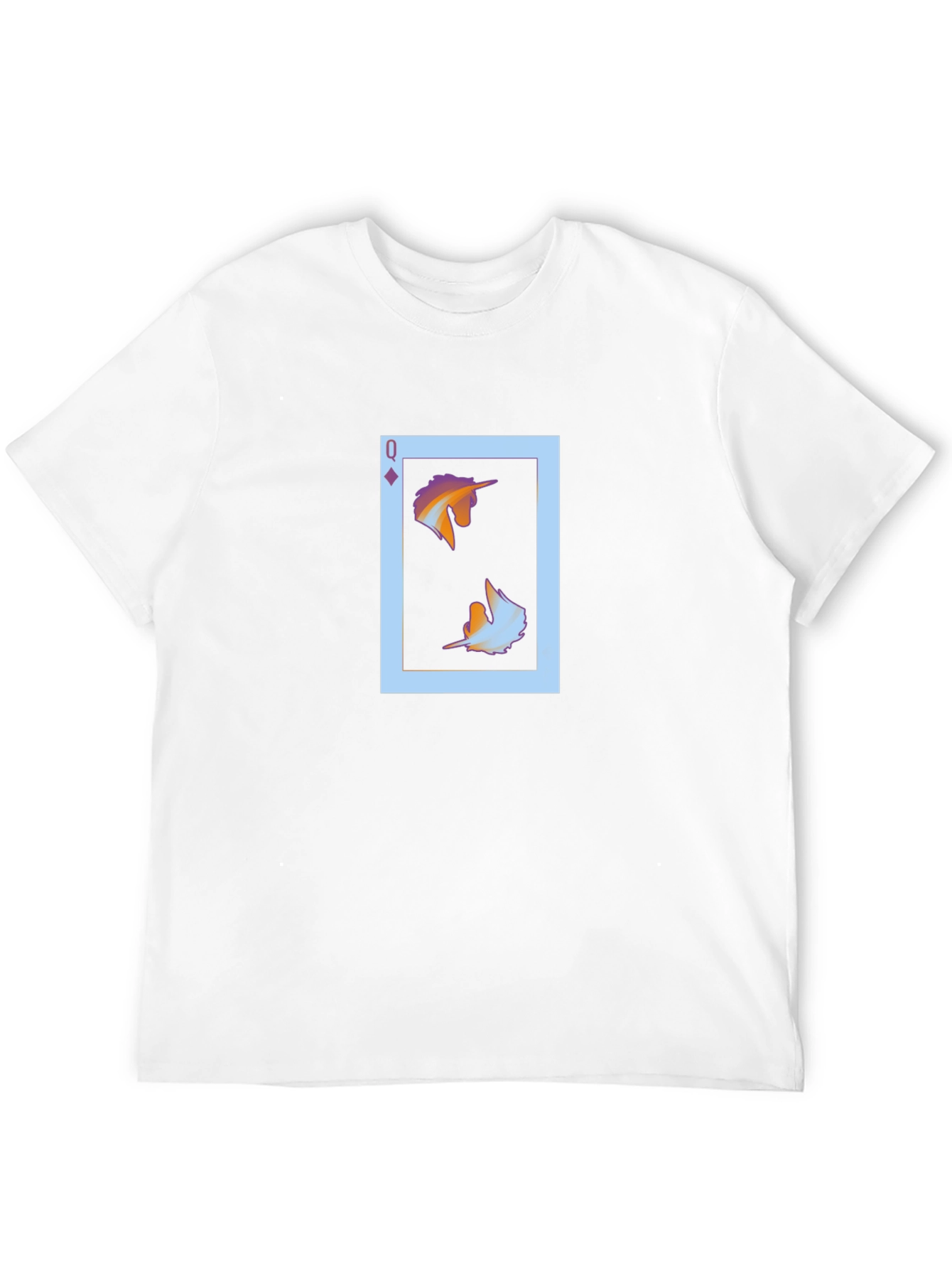 Queen Card Unicorn Graphic Tee