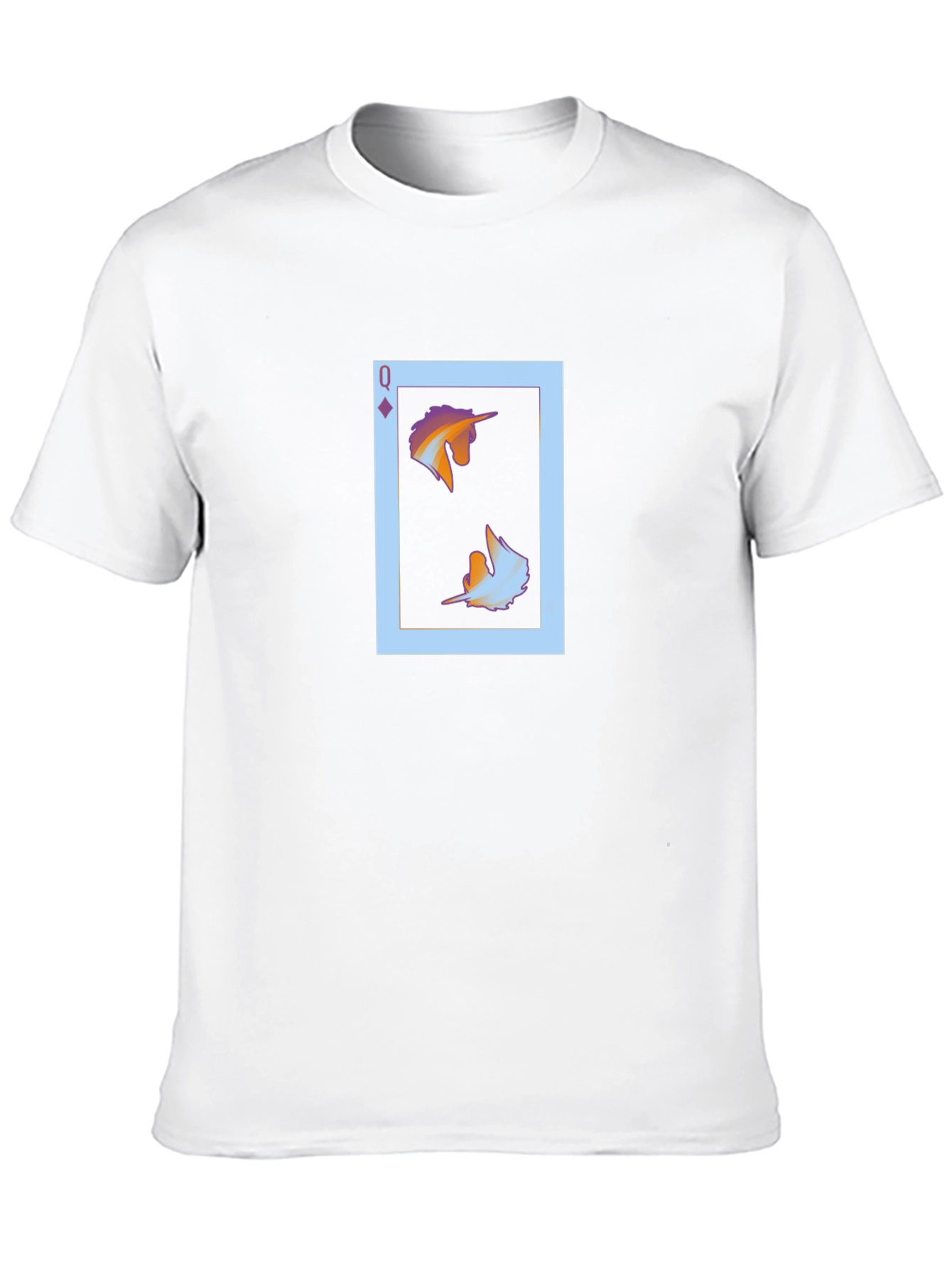 Queen Card Unicorn Graphic Tee