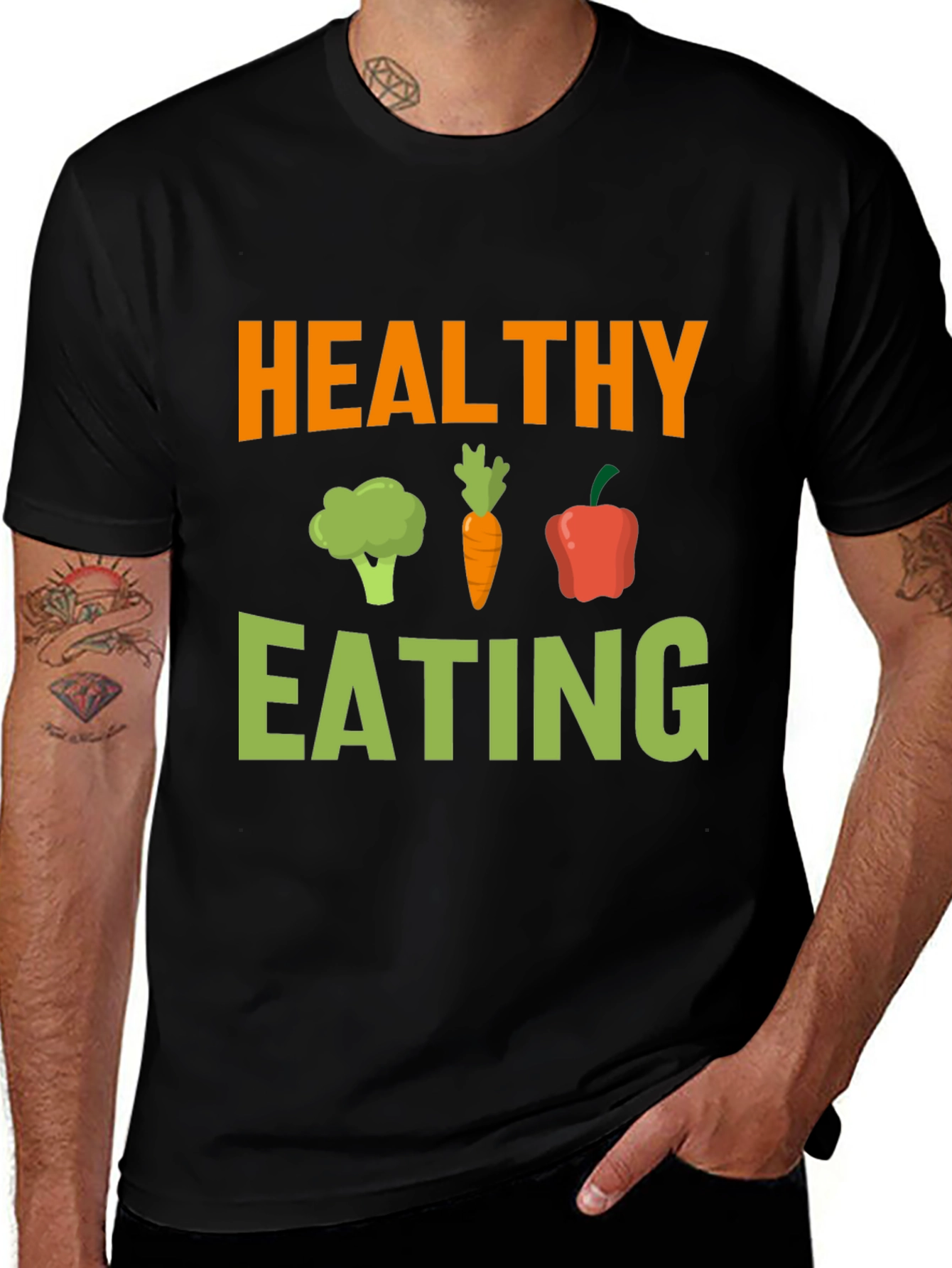 Healthy Eating T-Shirt Vegan Life Tee