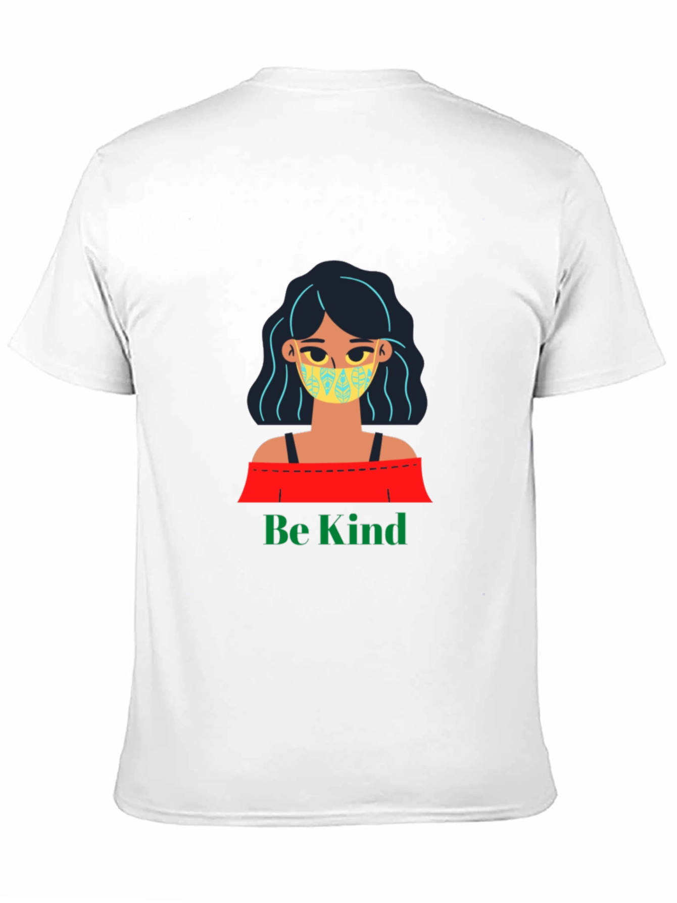 Be Kind Graphic Tee - Black Cotton T-Shirt