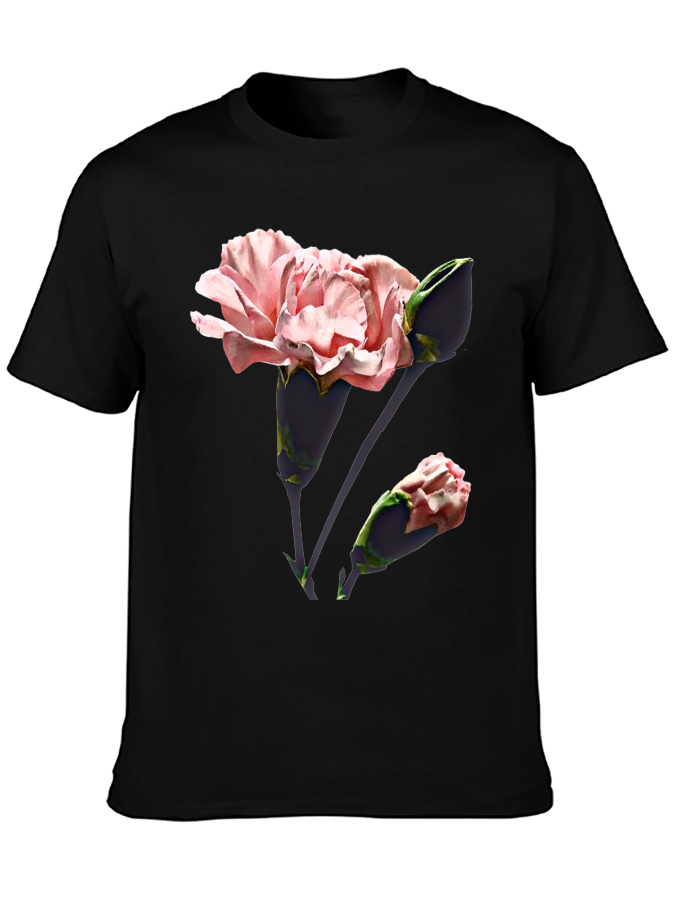 Floral Print T-Shirt - Stylish & Comfortable