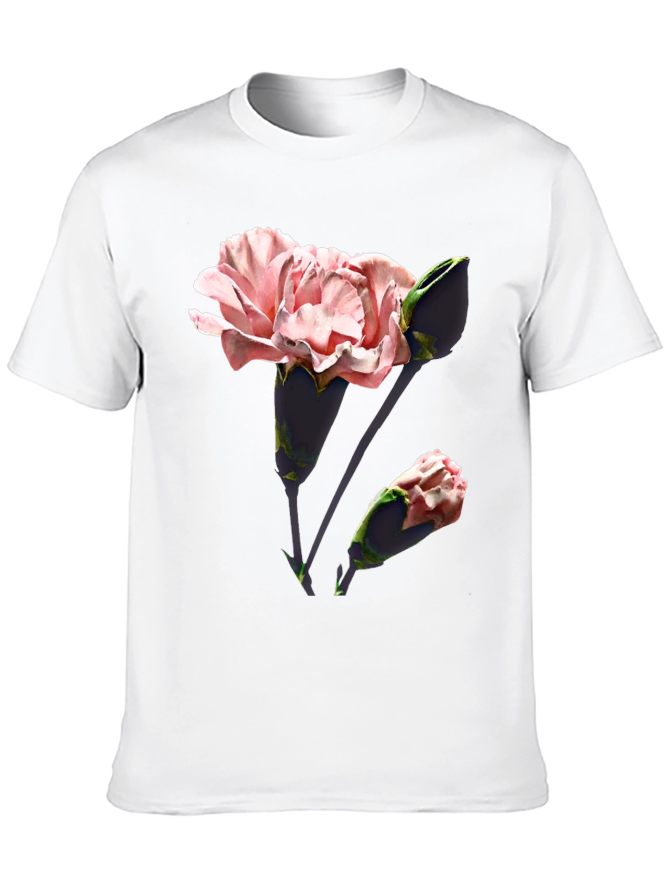 Floral Print T-Shirt - Stylish & Comfortable