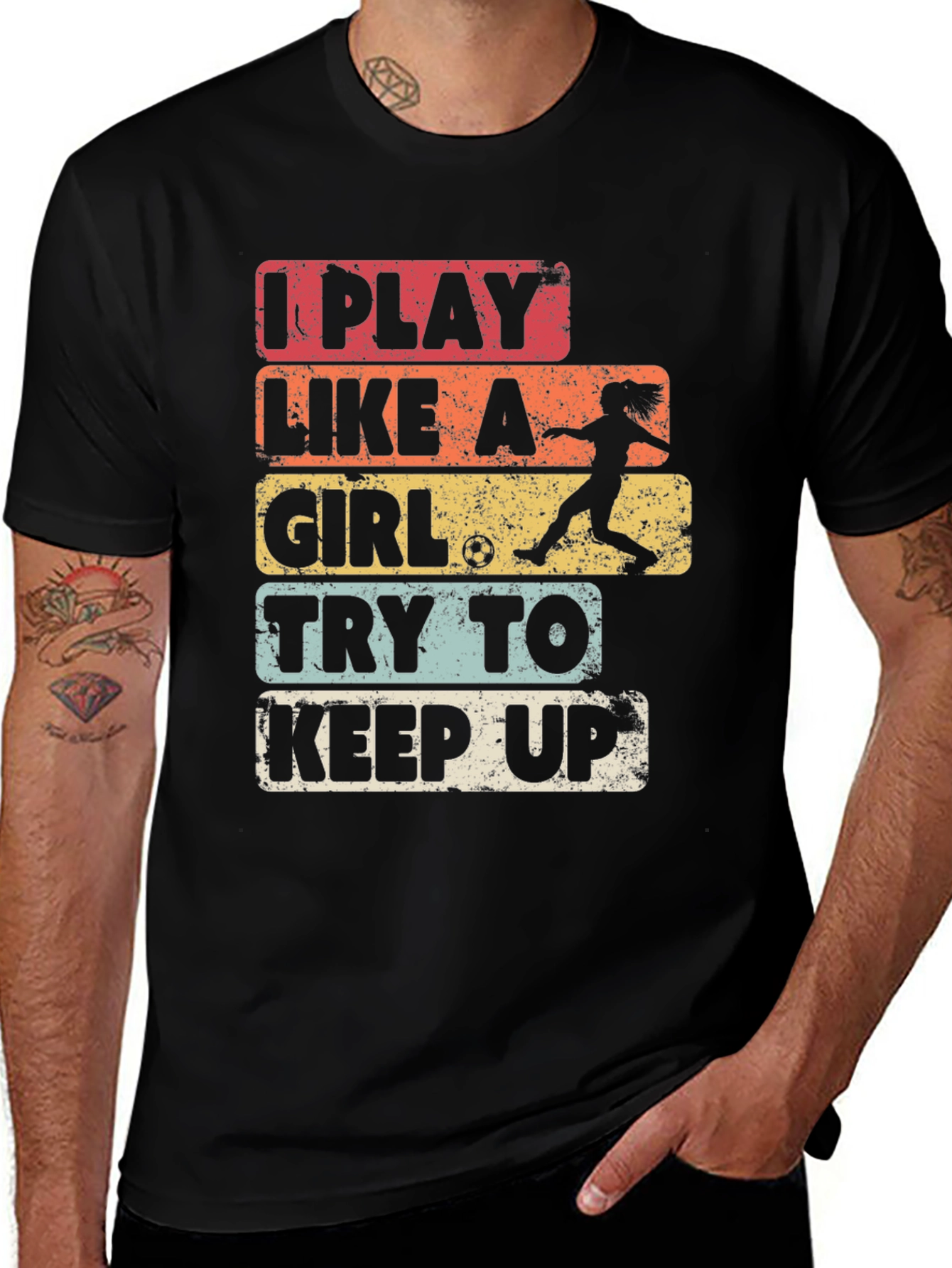 I Play Like A Girl Soccer T-Shirt