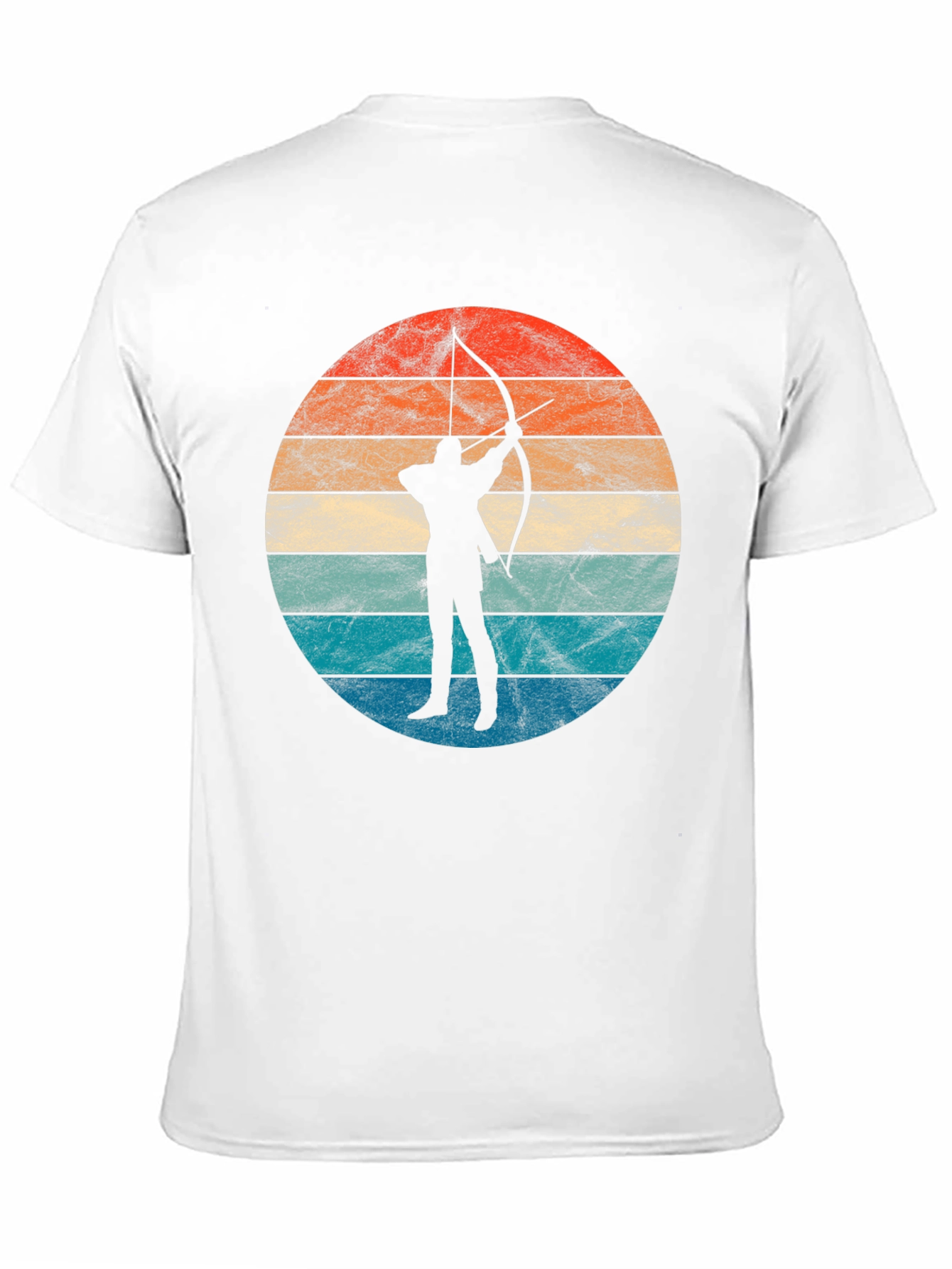 Archery Sunset Silhouette Tee - Retro Archer T-Shirt