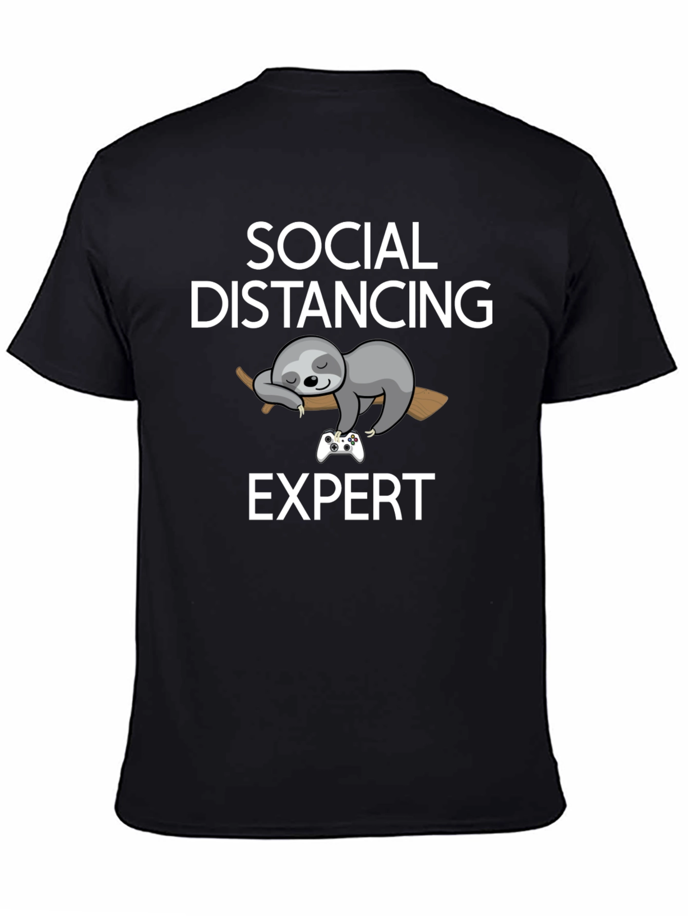 Social Distancing Expert Sloth Graphic Tee