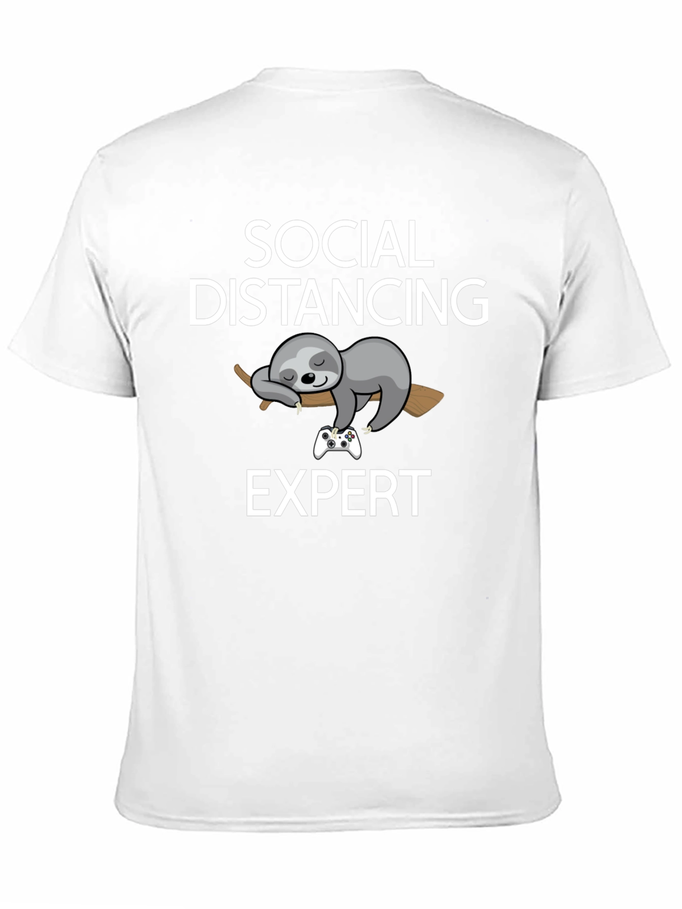 Social Distancing Expert Sloth Graphic Tee