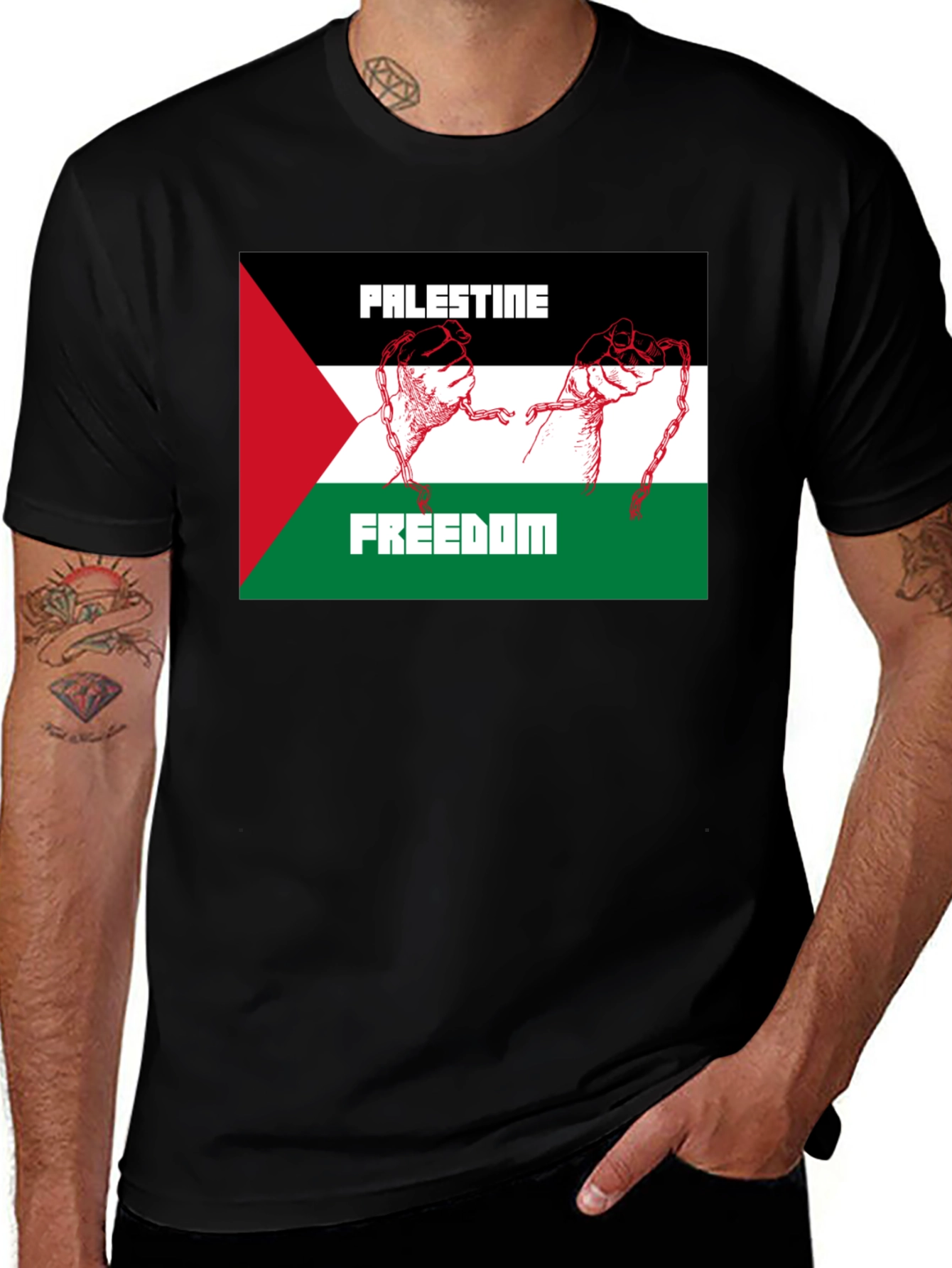 Palestine Freedom Graphic Tee