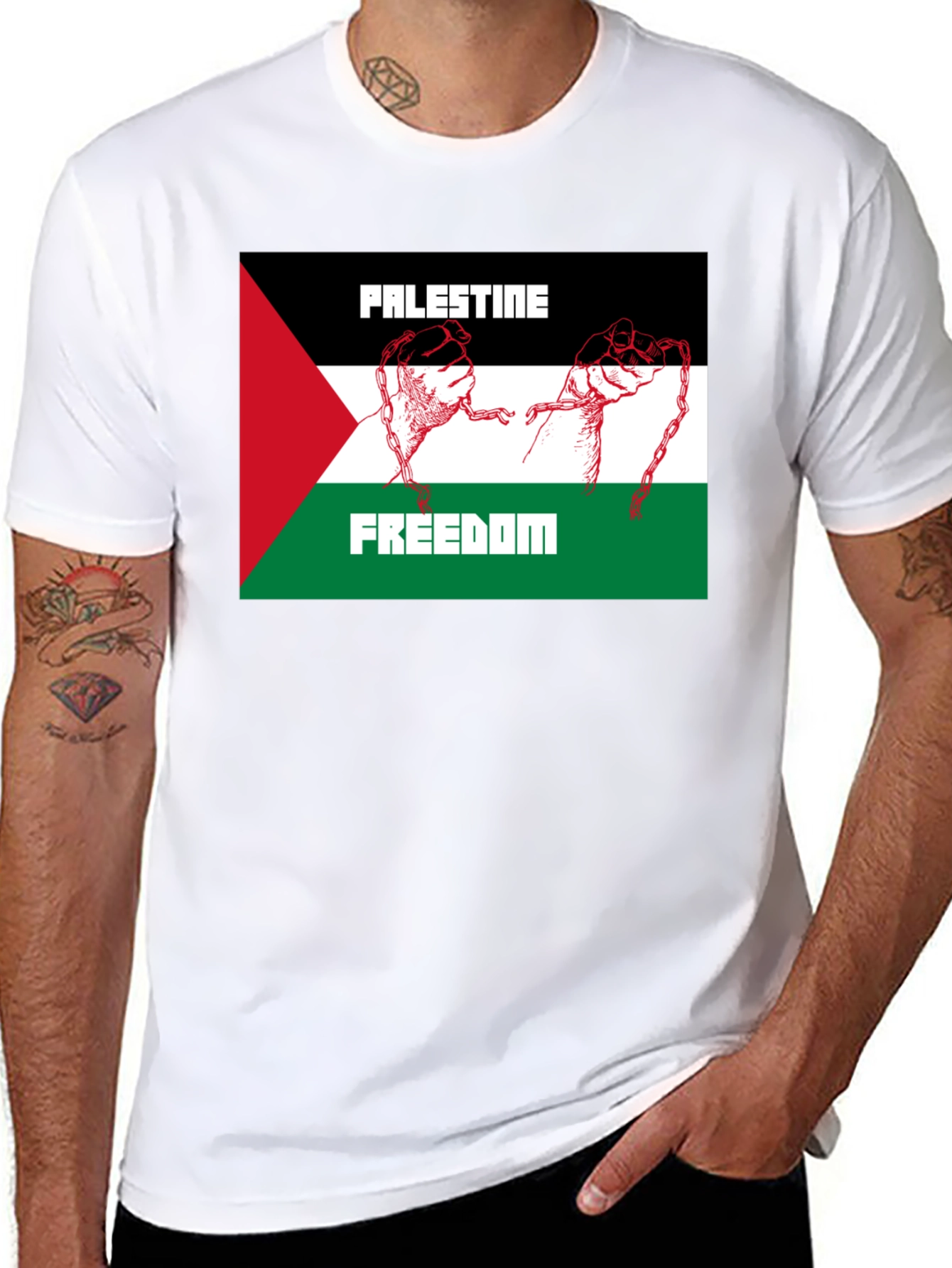 Palestine Freedom Graphic Tee