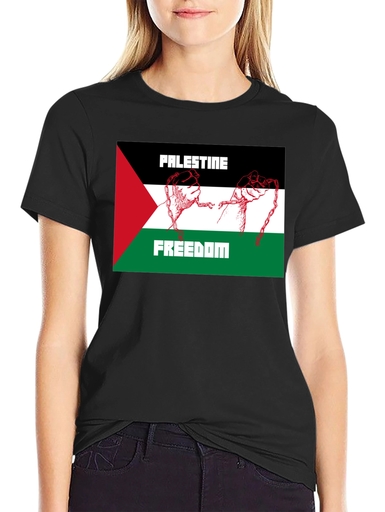 Palestine Freedom Graphic Tee
