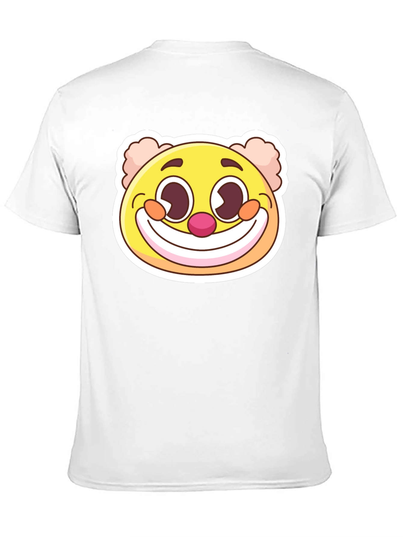 Smiling Clown Graphic T-Shirt - Black
