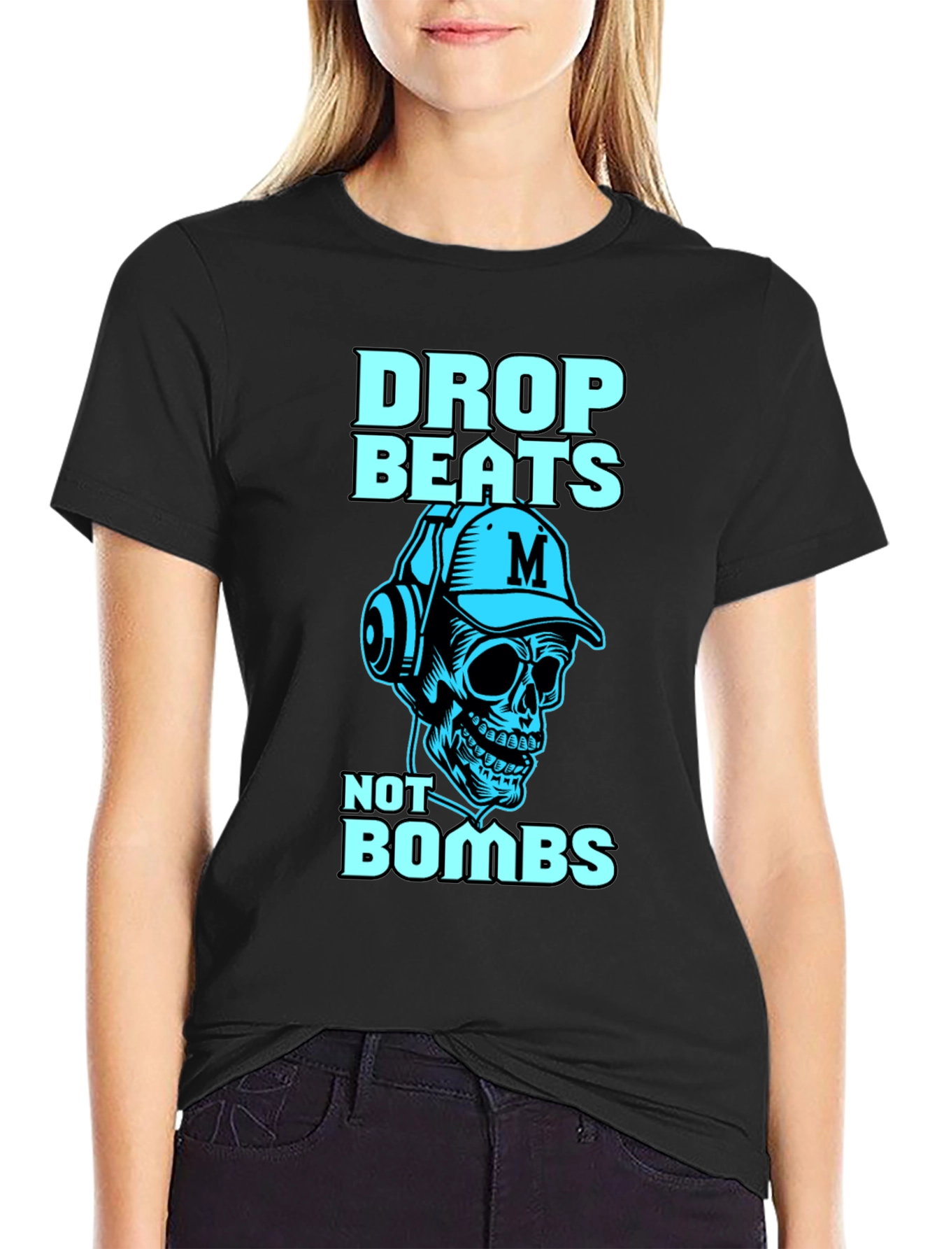 Drop Beats Not Bombs Graphic Tee