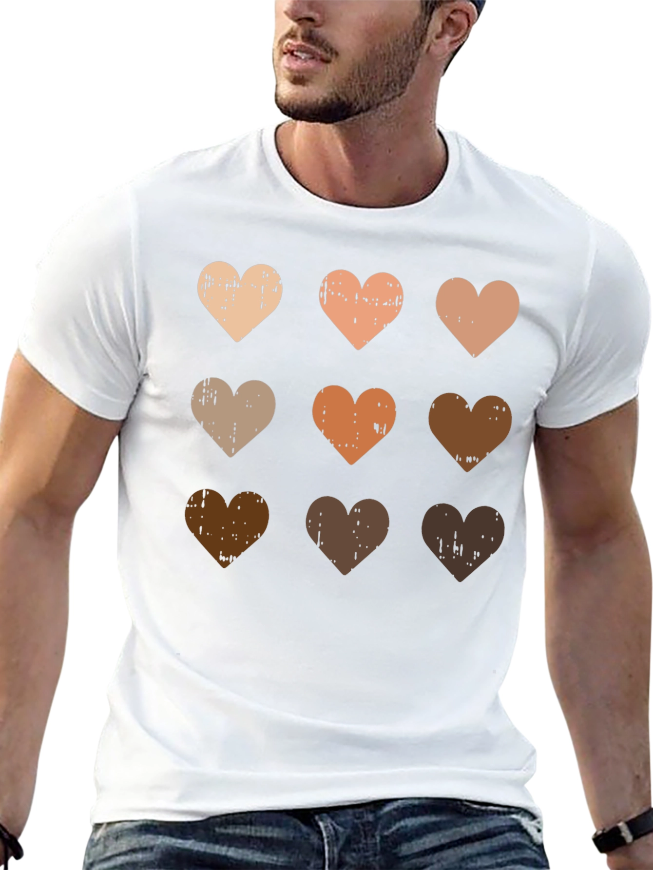 Diversity Heart T-Shirt - Black Unity Tee