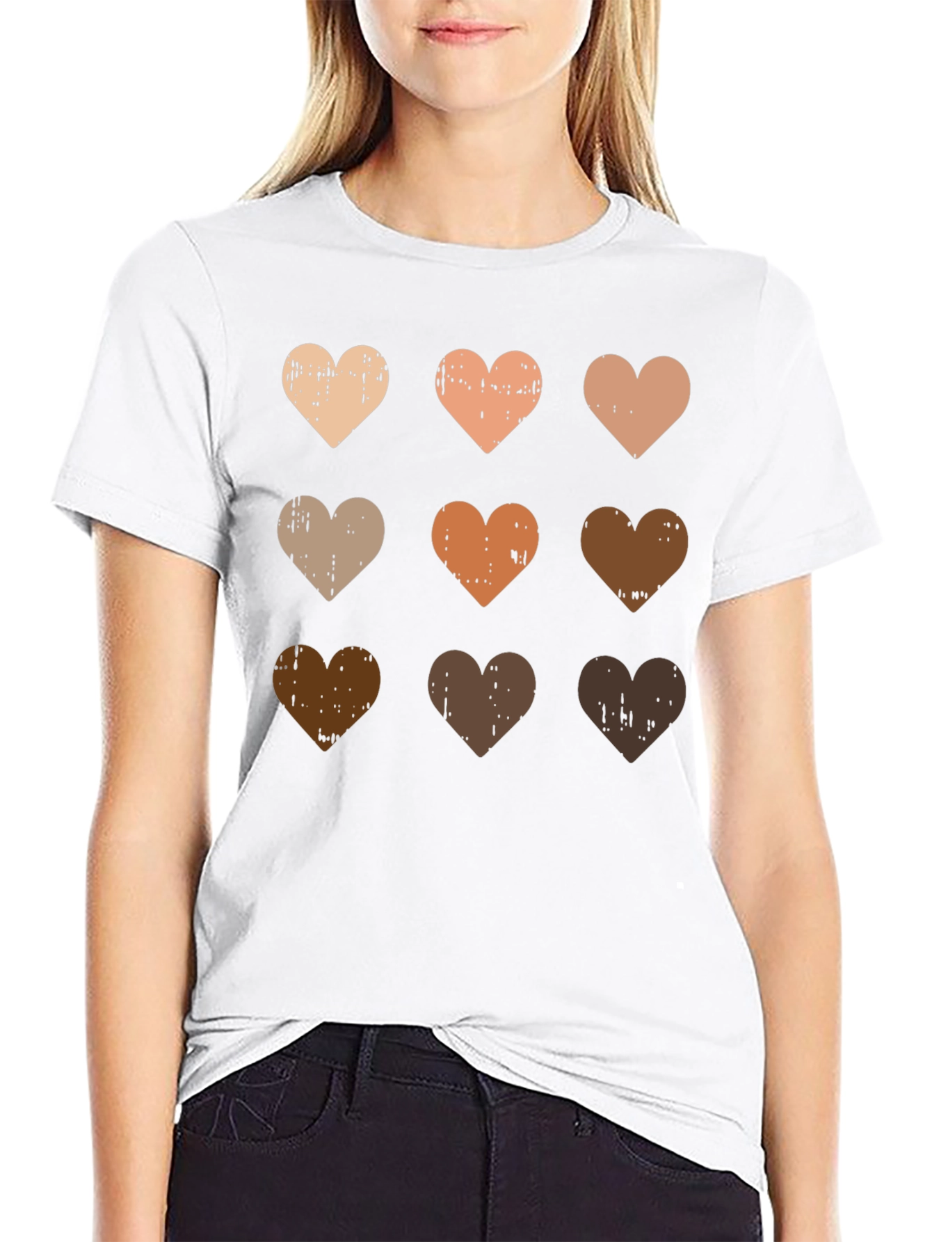 Diversity Heart T-Shirt - Black Unity Tee