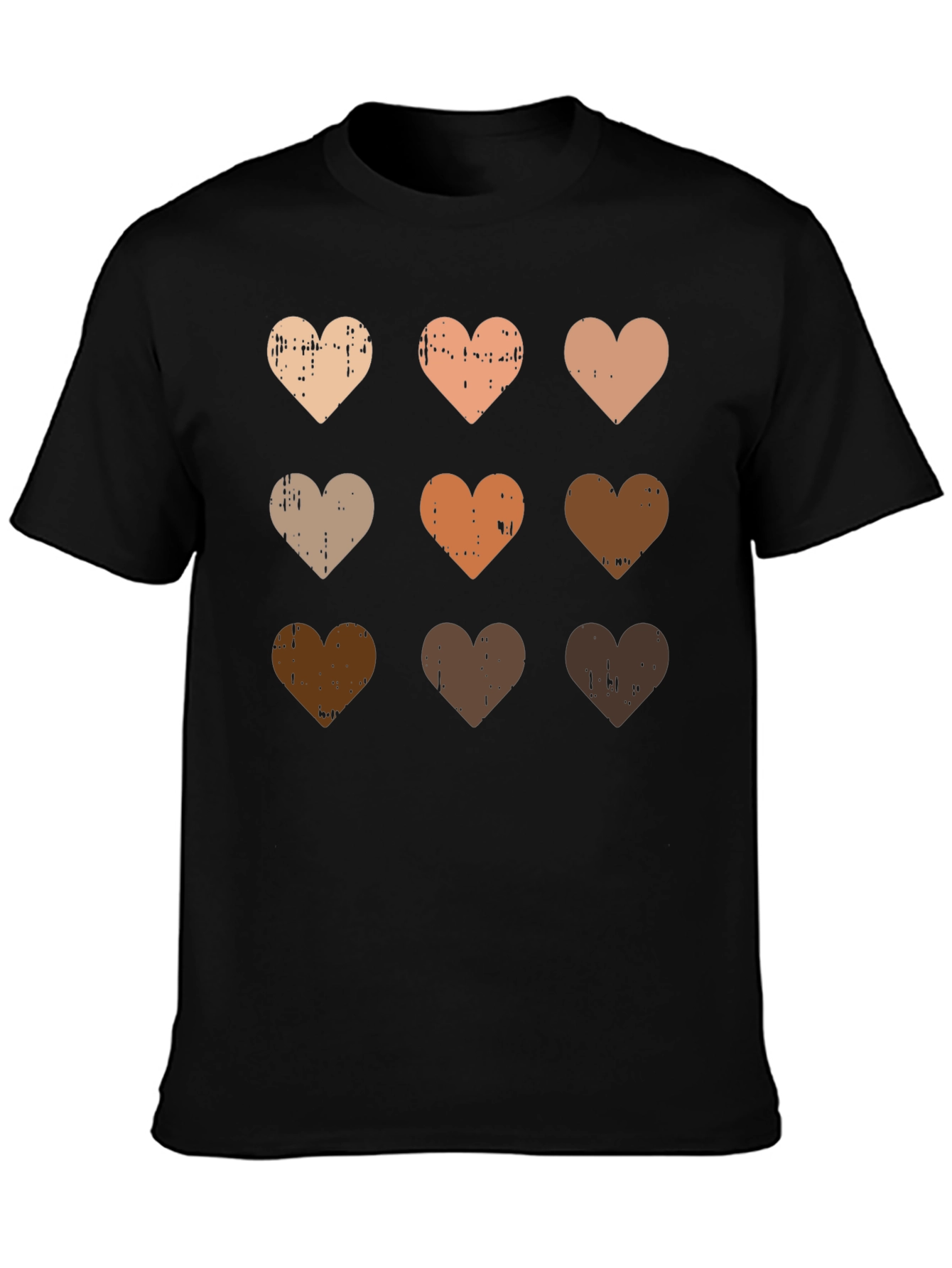 Diversity Heart T-Shirt - Black Unity Tee