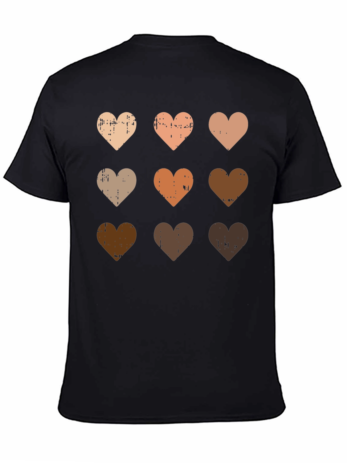 Diversity Heart T-Shirt - Black Unity Tee