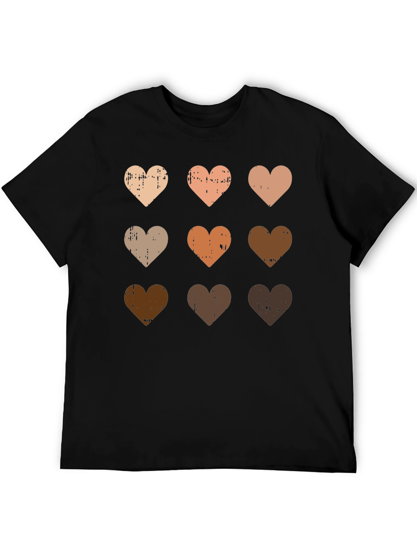 Diversity Heart T-Shirt - Black Unity Tee