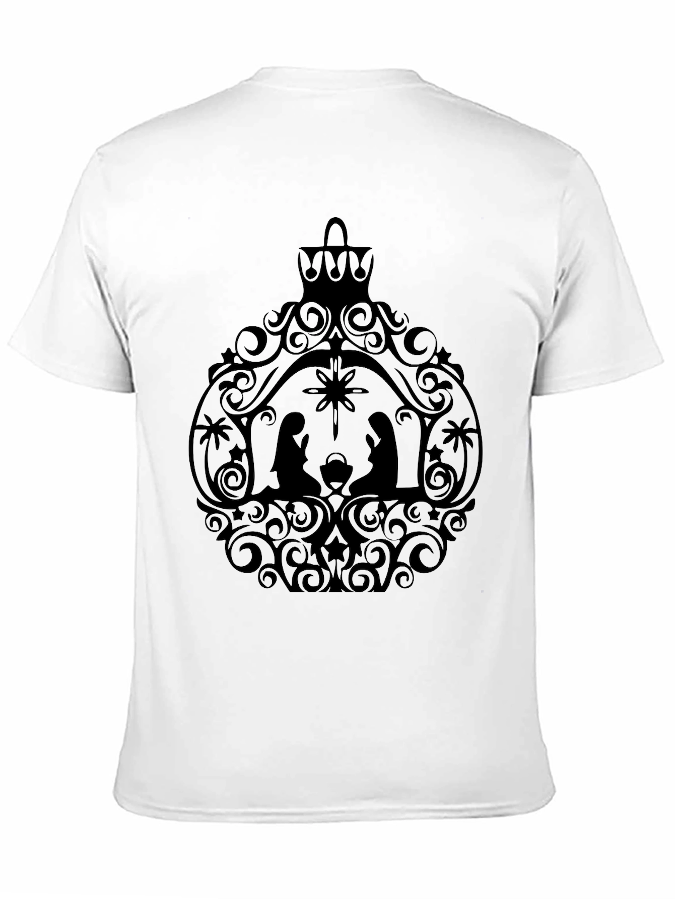 Nativity Scene Ornament Graphic Tee