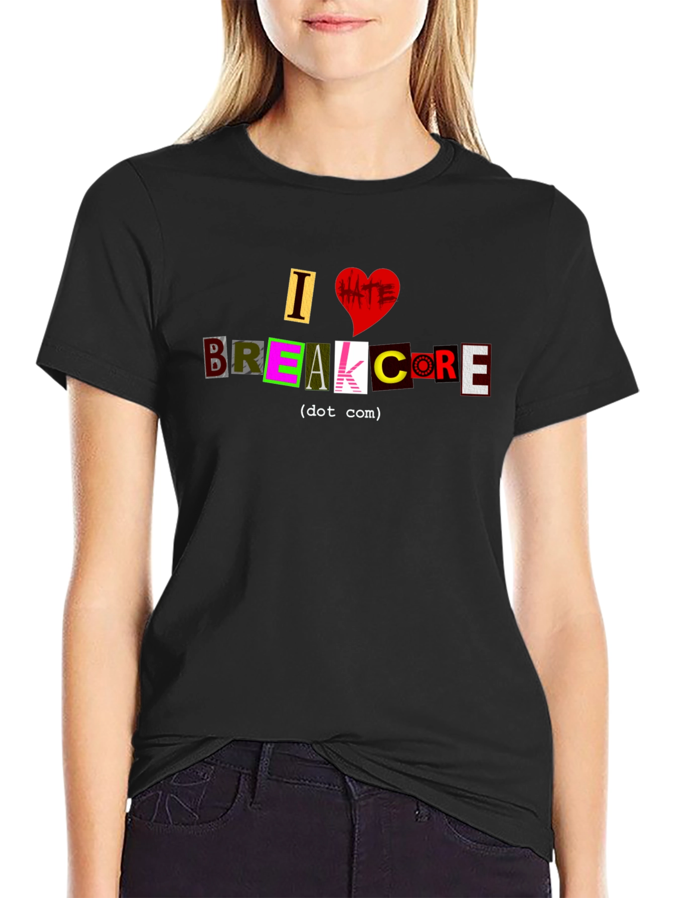 I Heart Breakcore T-Shirt Black