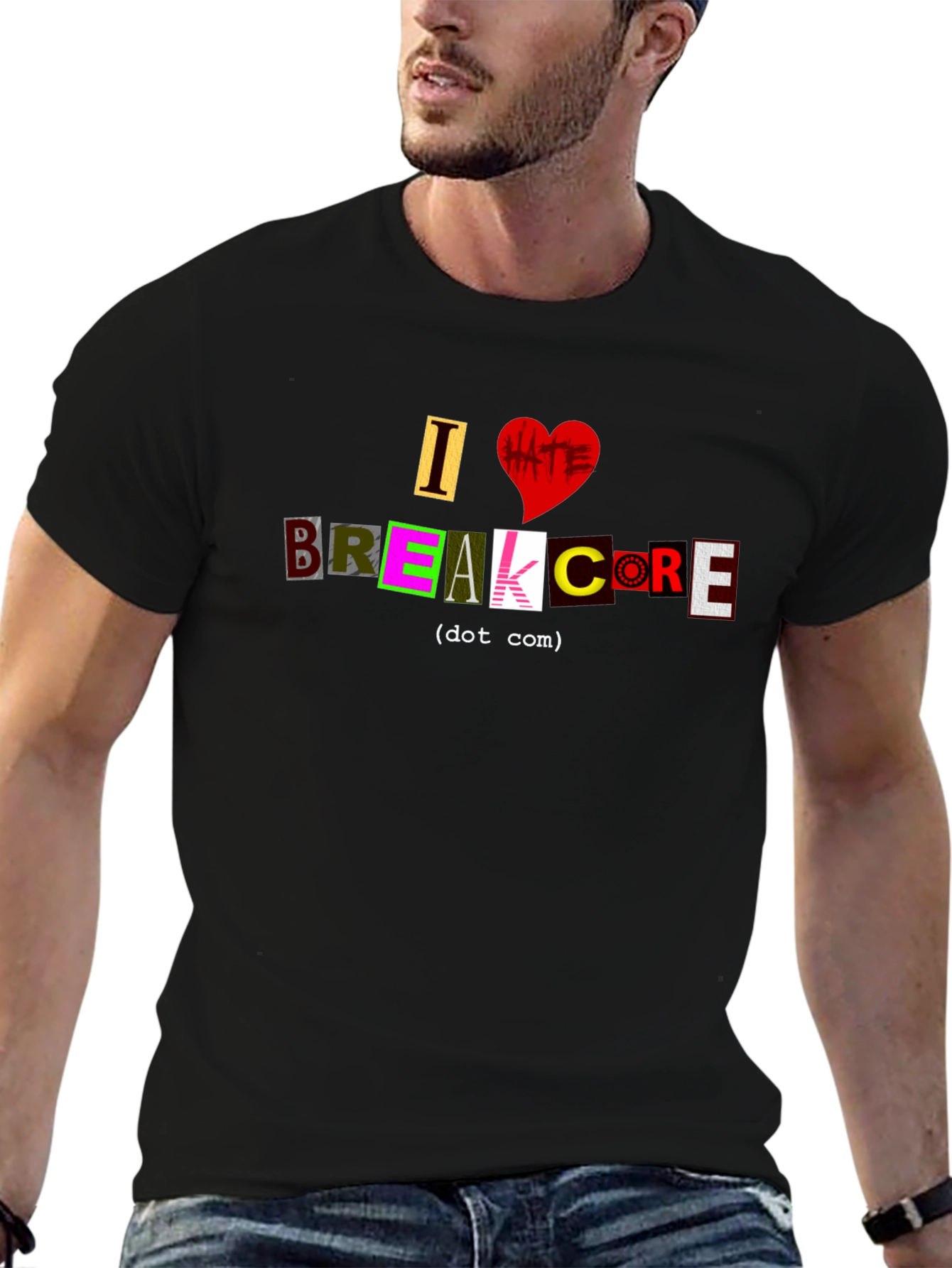 I Heart Breakcore T-Shirt Black