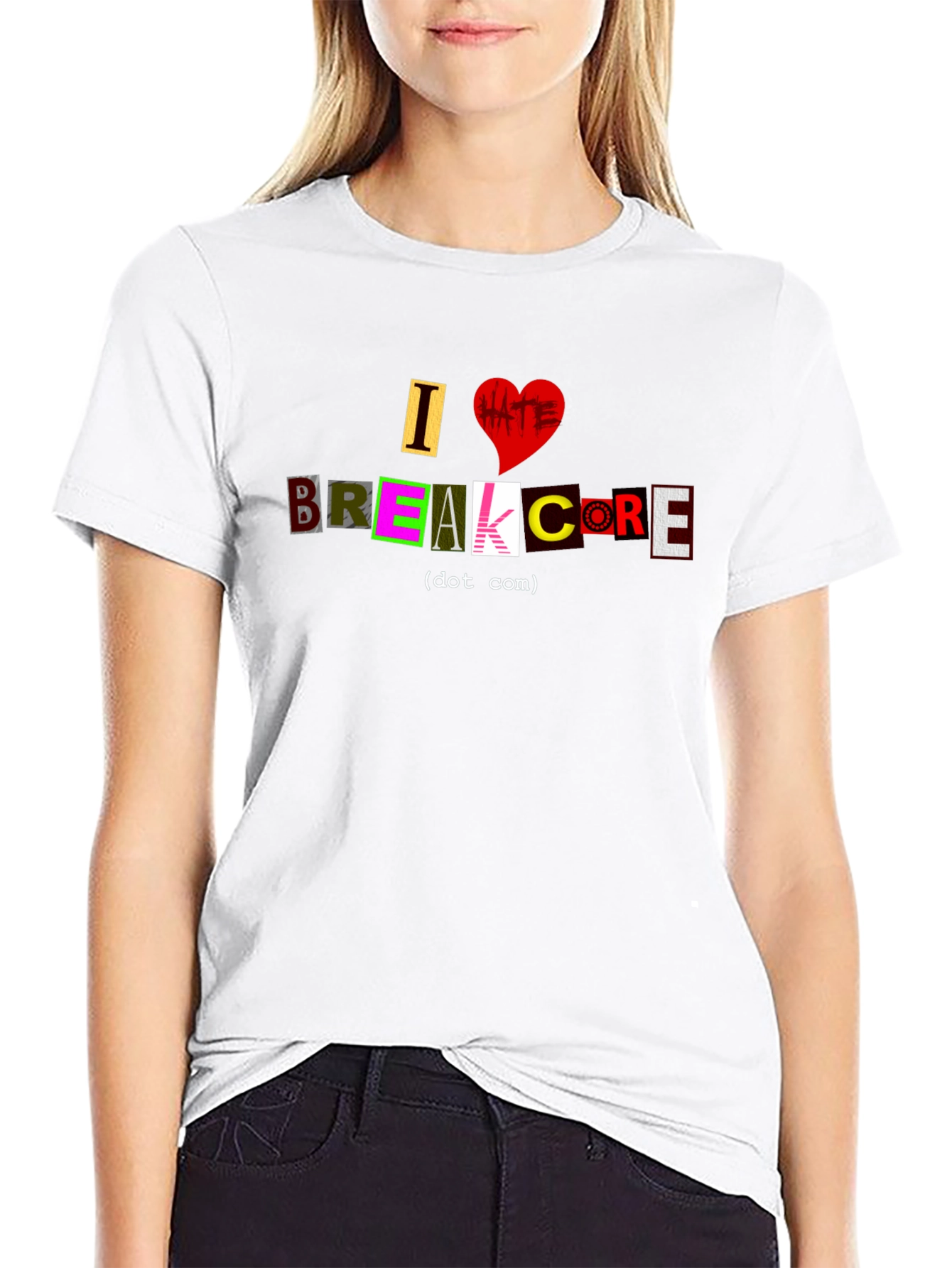 I Heart Breakcore T-Shirt Black