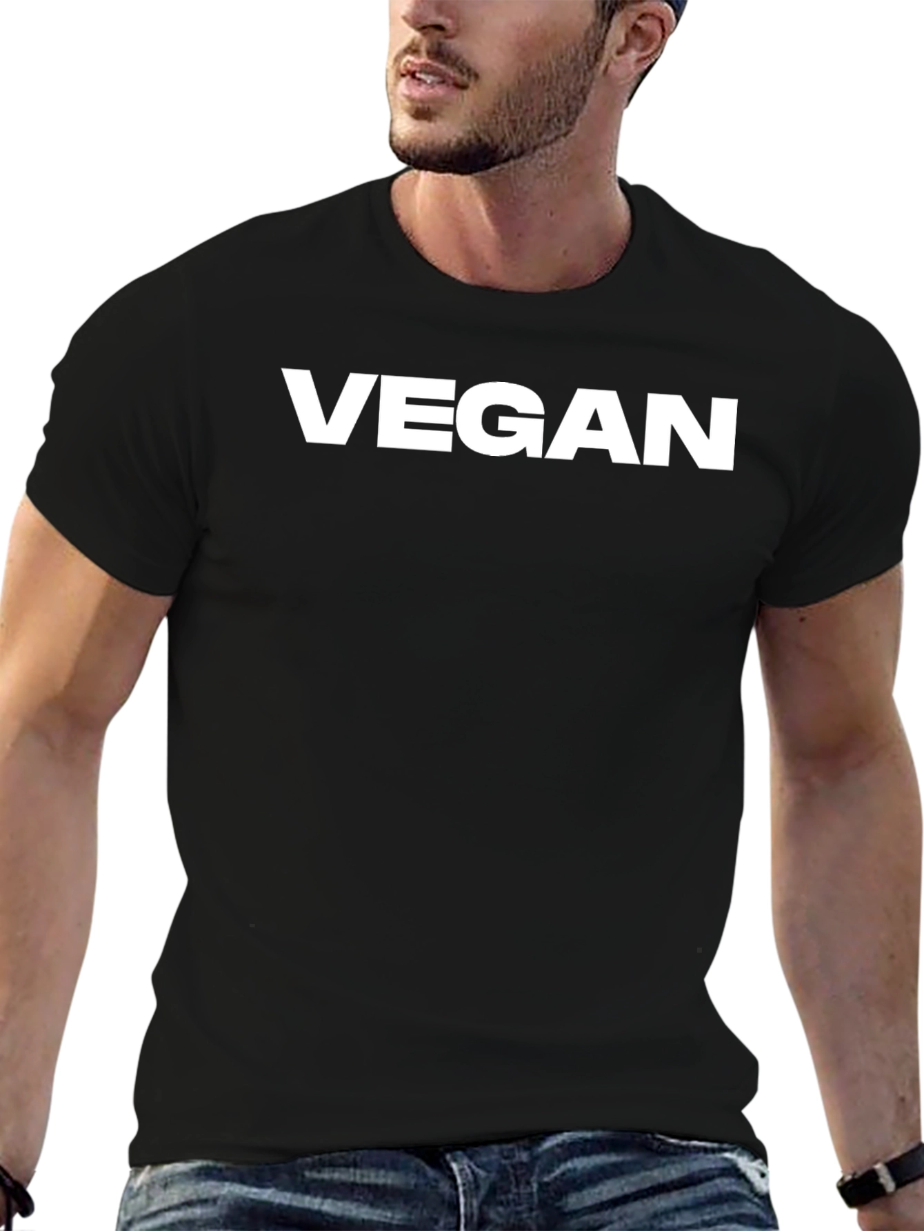 Vegan Graphic T-Shirt - Bold Statement Tee