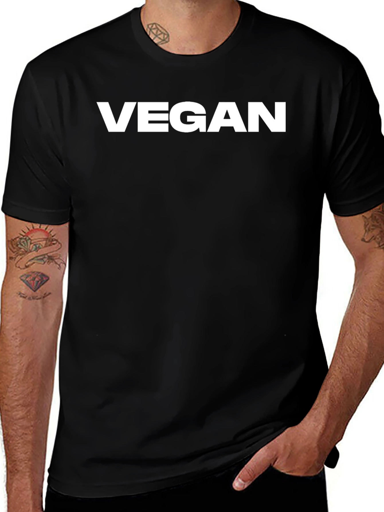 Vegan Graphic T-Shirt - Bold Statement Tee