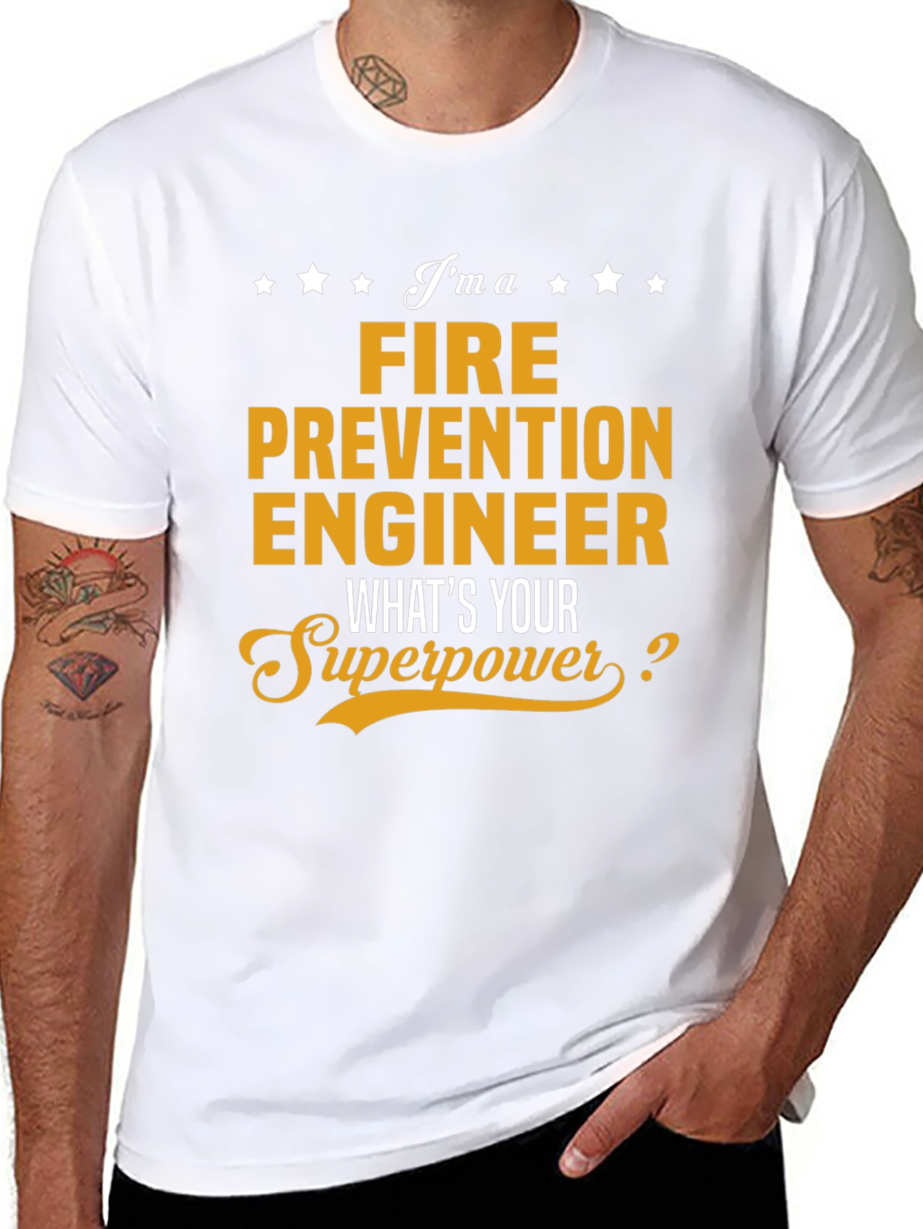 Fire Prevention Engineer Superpower T-Shirt