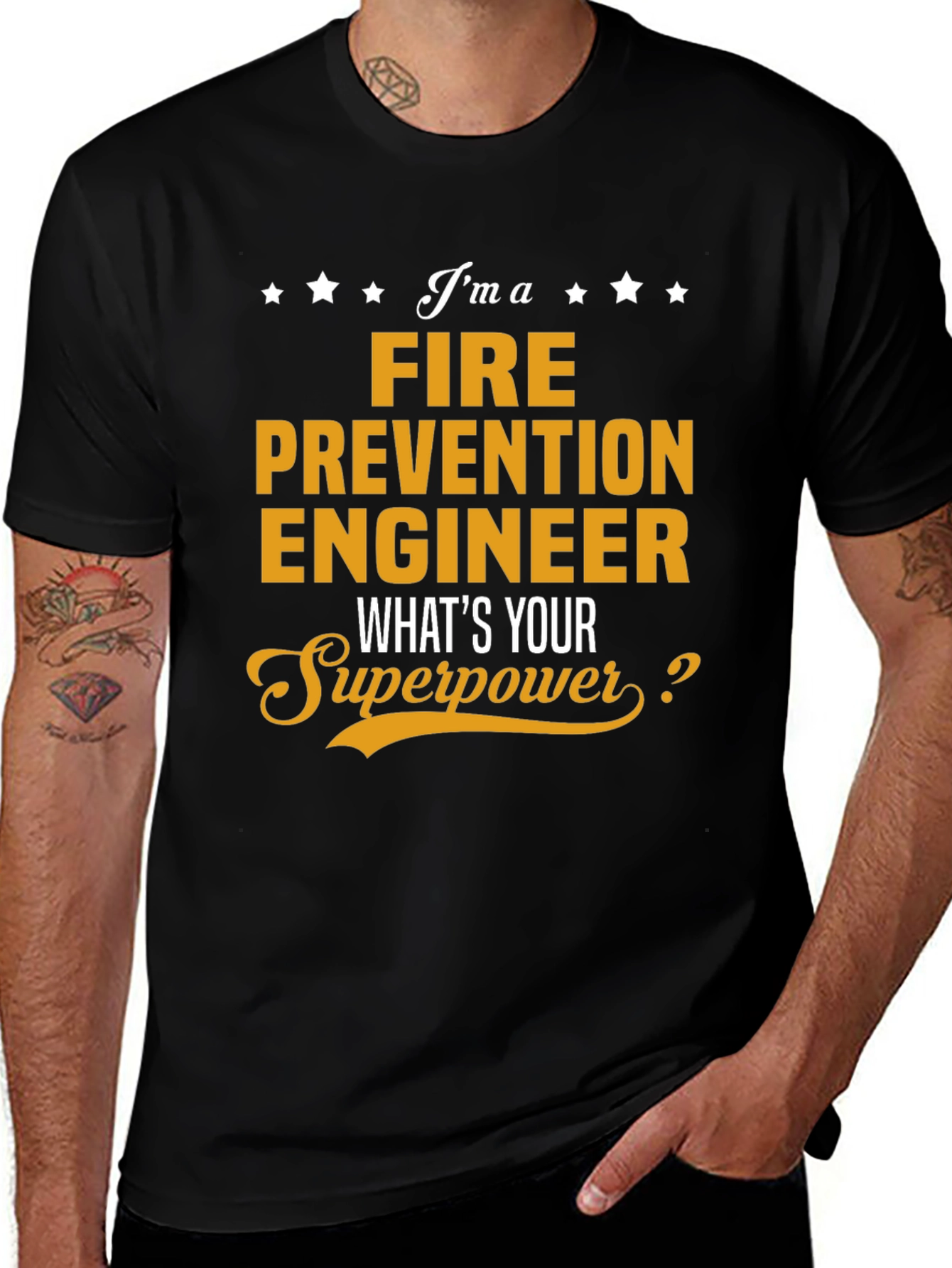 Fire Prevention Engineer Superpower T-Shirt