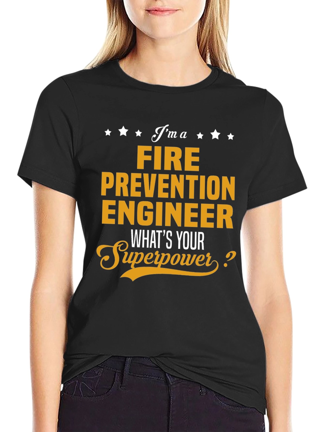 Fire Prevention Engineer Superpower T-Shirt