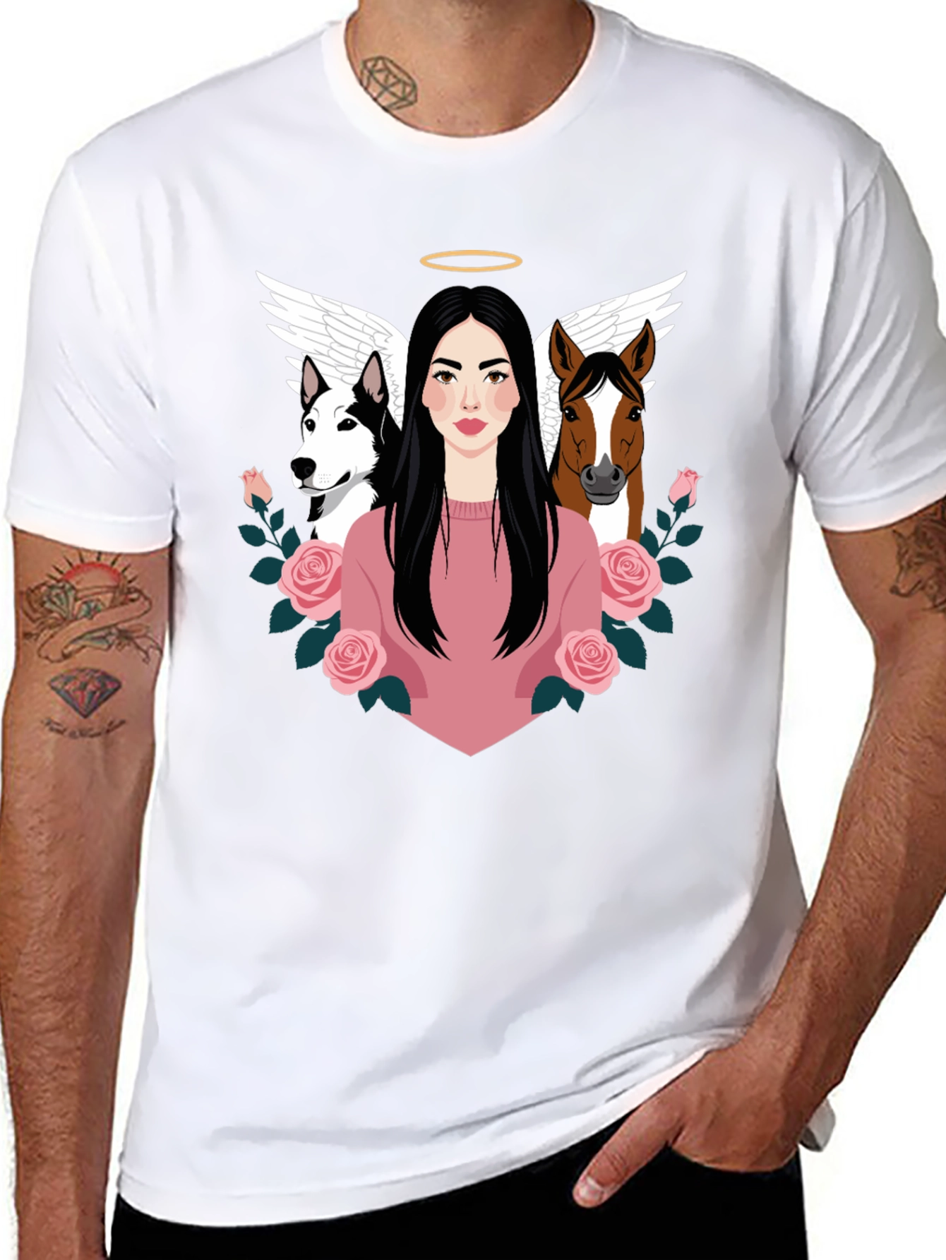 Guardian Angel Pet T-Shirt