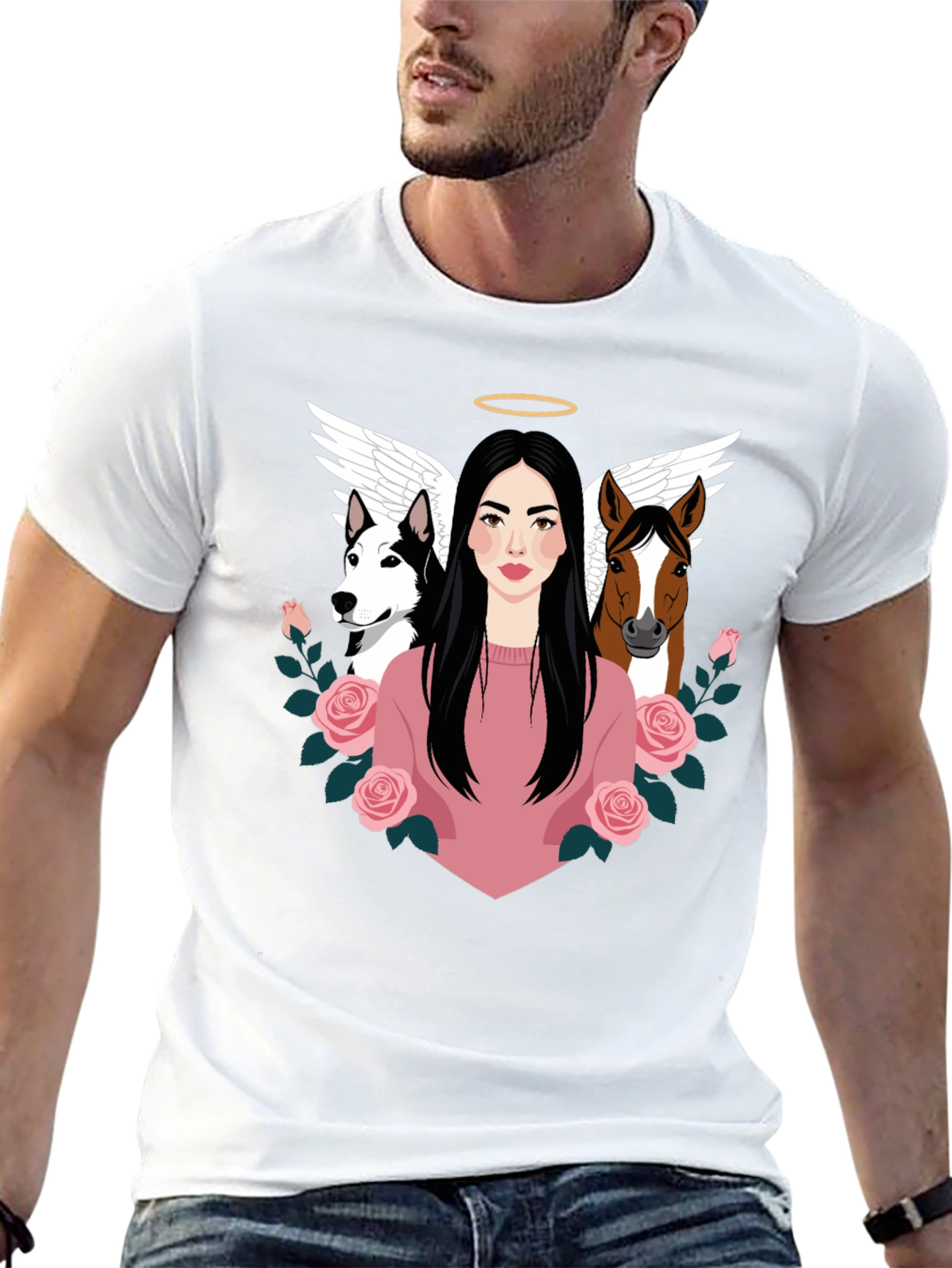 Guardian Angel Pet T-Shirt