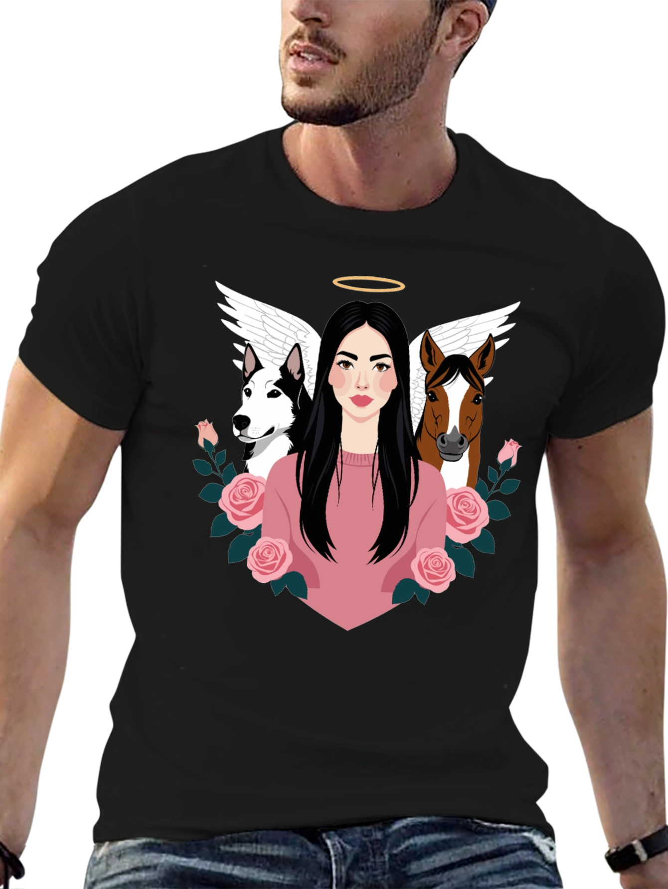 Guardian Angel Pet T-Shirt