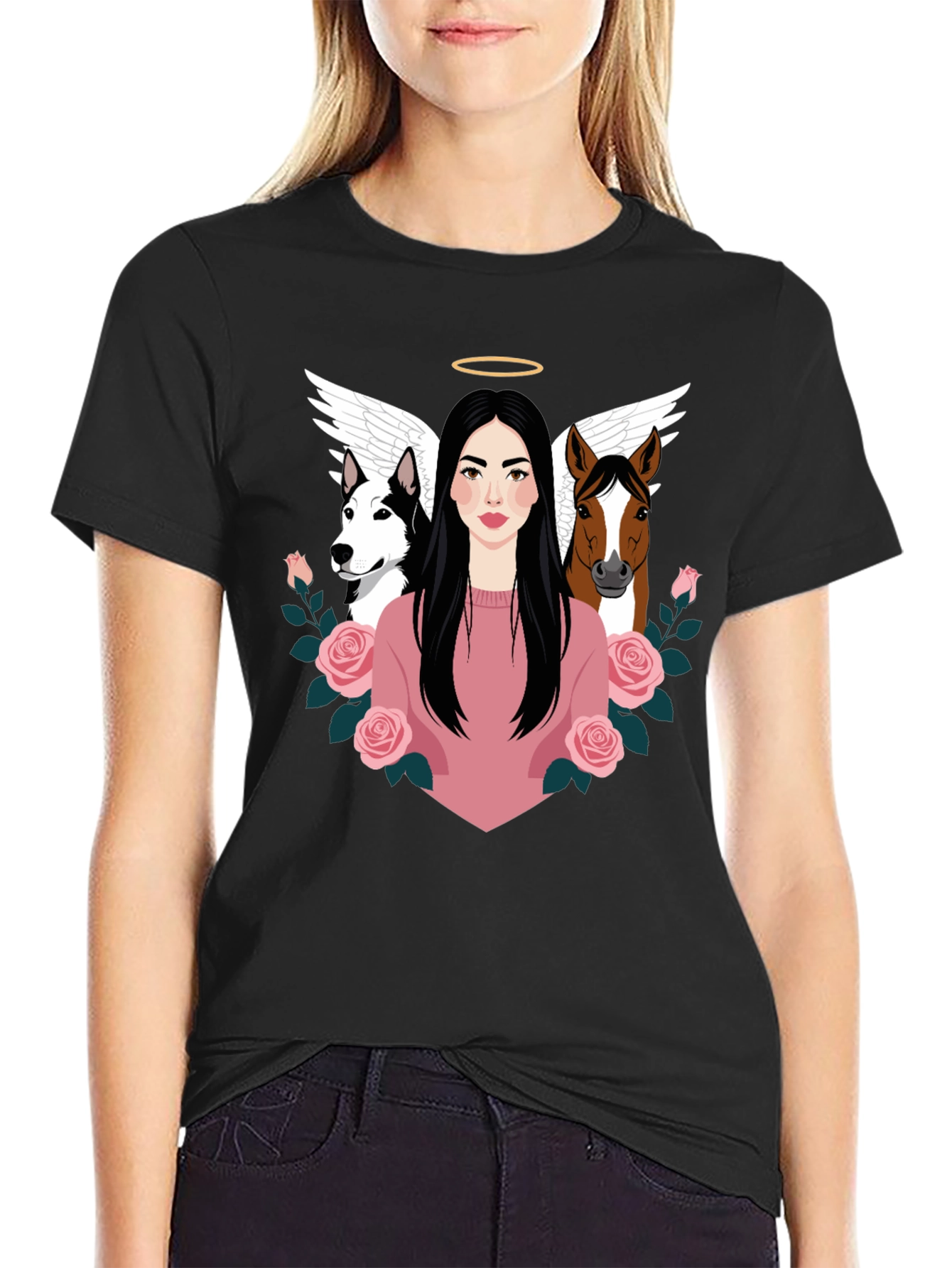 Guardian Angel Pet T-Shirt