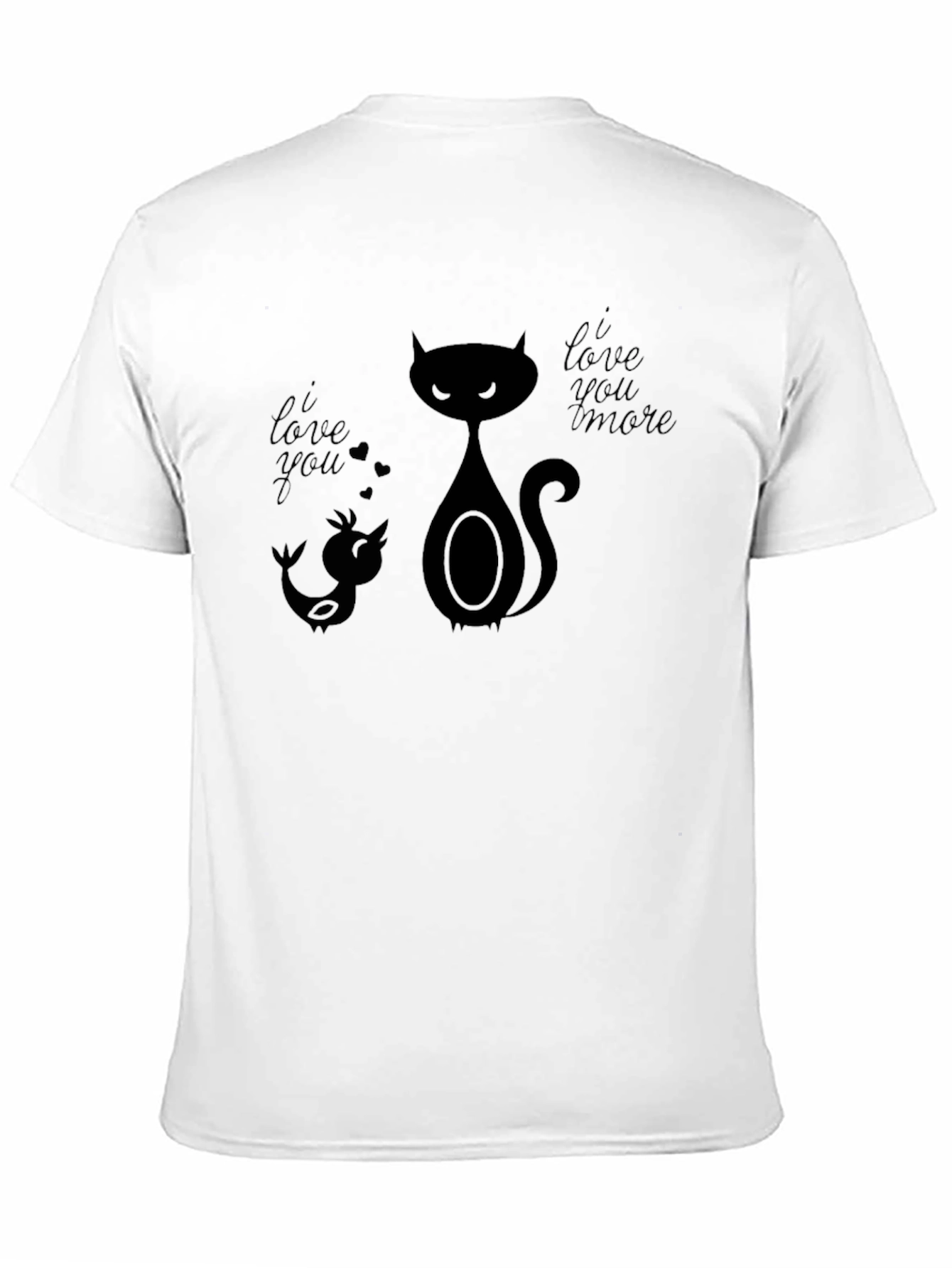 I Love You More Graphic Tee - Black