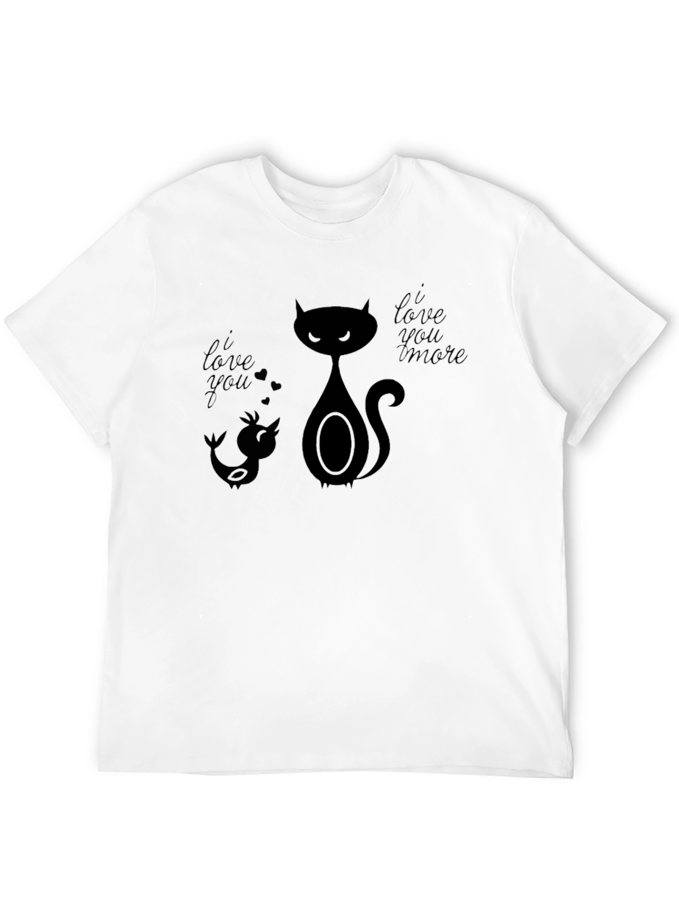I Love You More Graphic Tee - Black