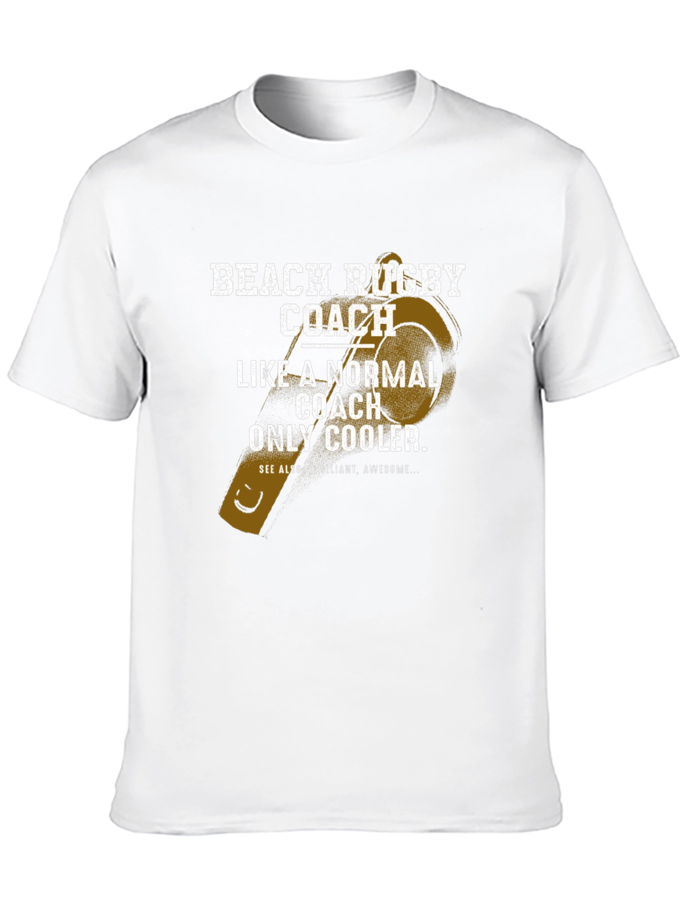 Beach Rugby Coach T-Shirt - Cool Graphic Tee