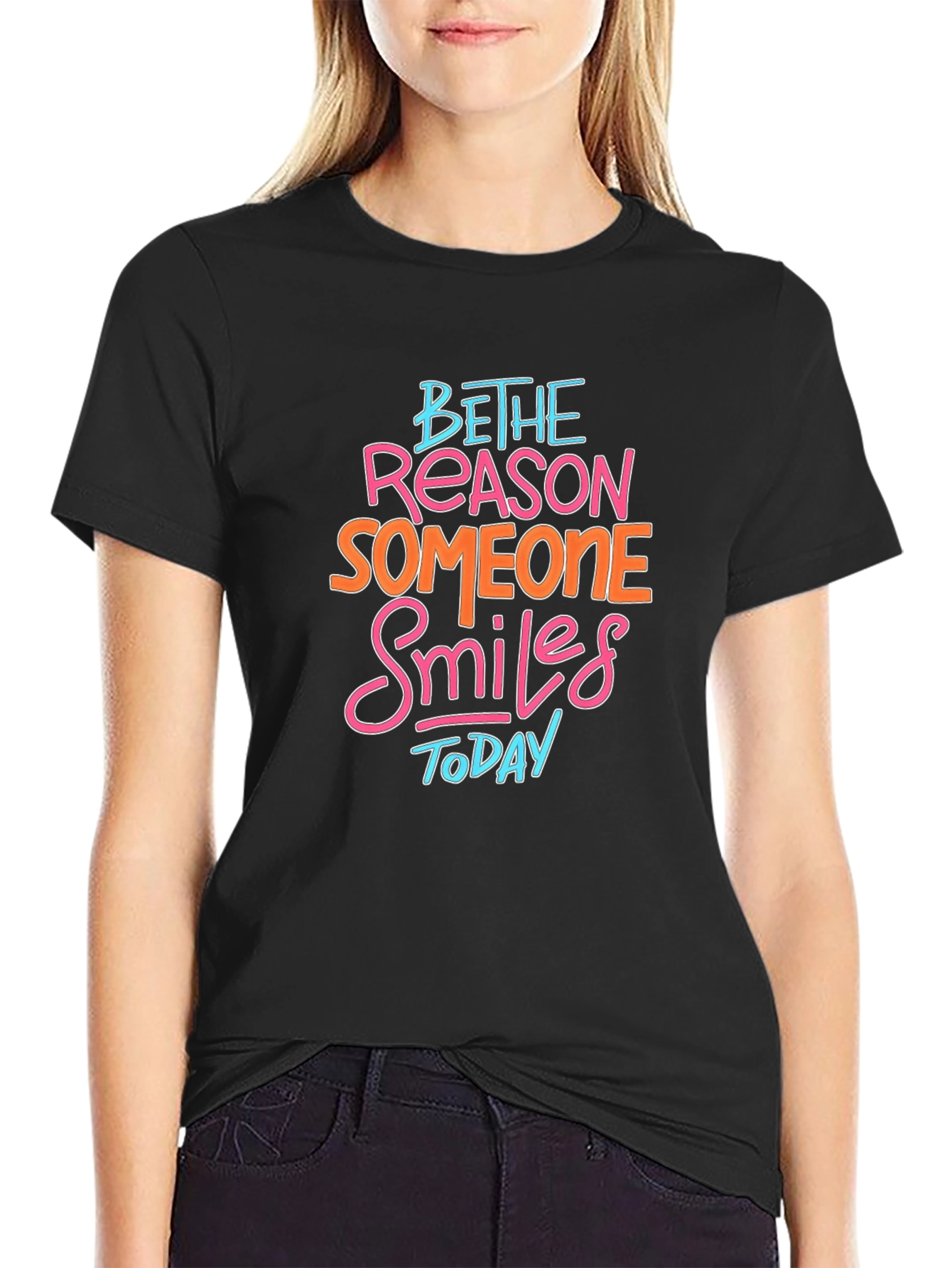 Be the Reason Smiles T-Shirt - Positive Quote Tee