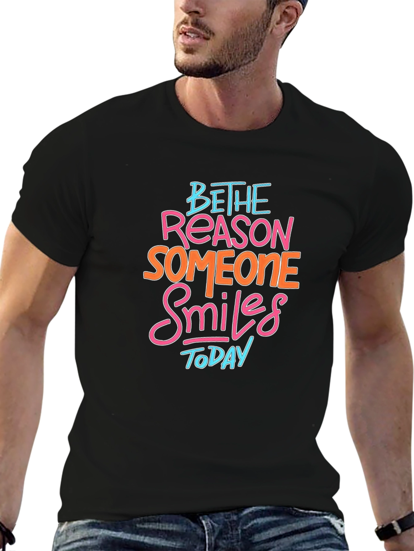 Be the Reason Smiles T-Shirt - Positive Quote Tee