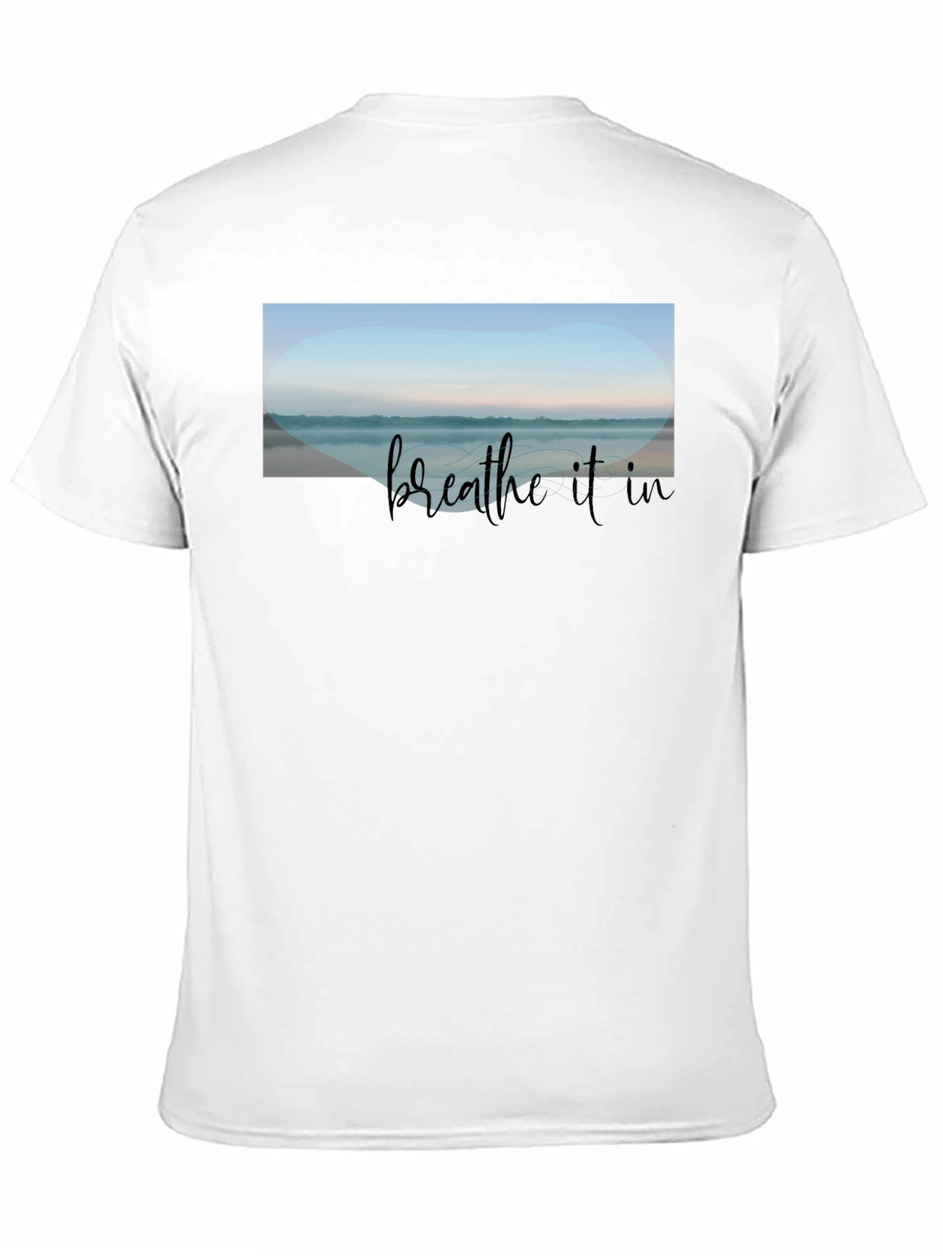 Breathe It In Graphic Tee - Relaxed Black T-Shirt
