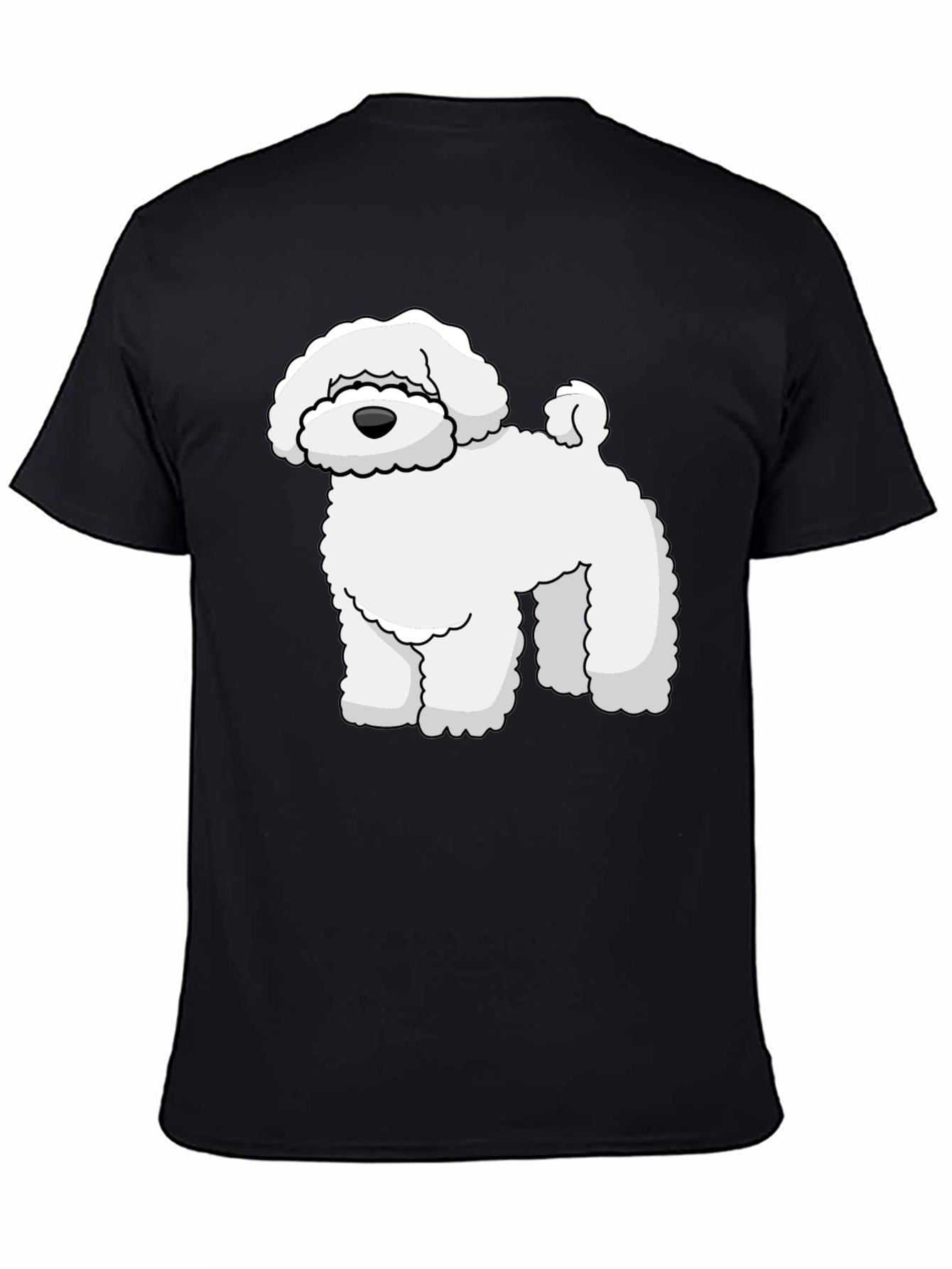 Cute Cartoon Dog Graphic T-Shirt