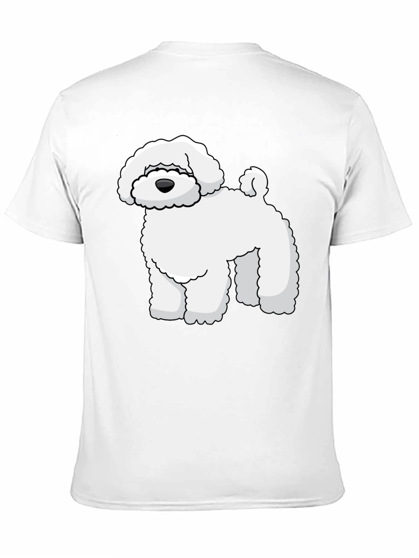 Cute Cartoon Dog Graphic T-Shirt