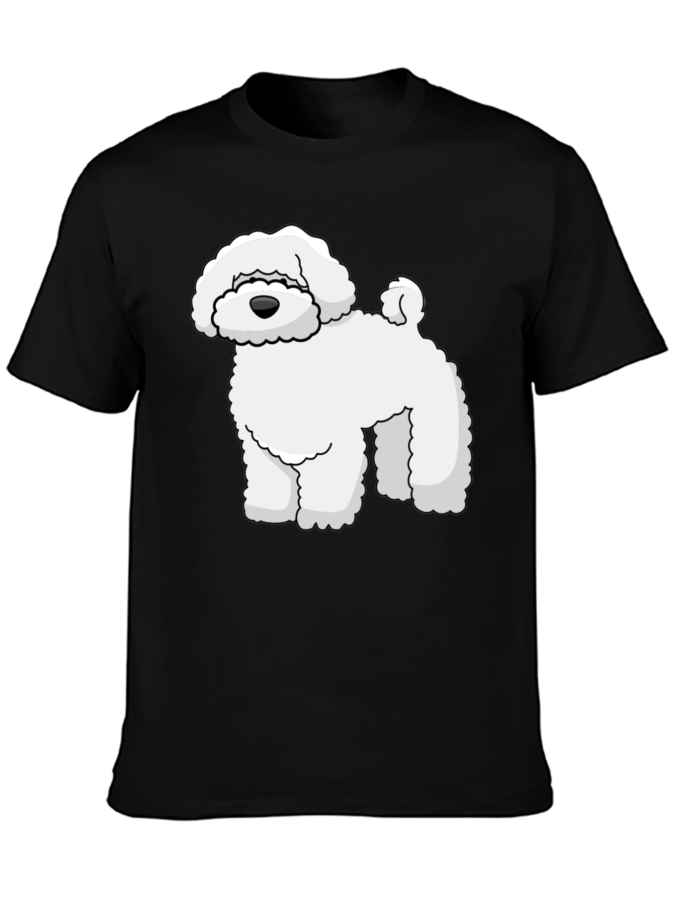 Cute Cartoon Dog Graphic T-Shirt