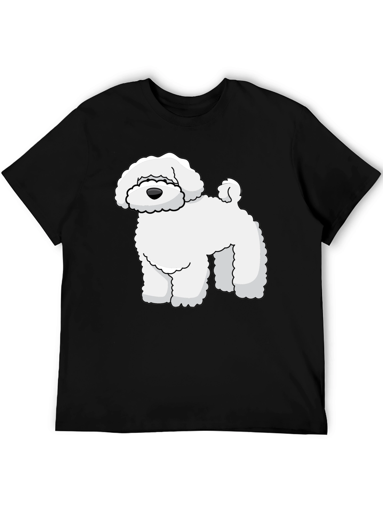 Cute Cartoon Dog Graphic T-Shirt