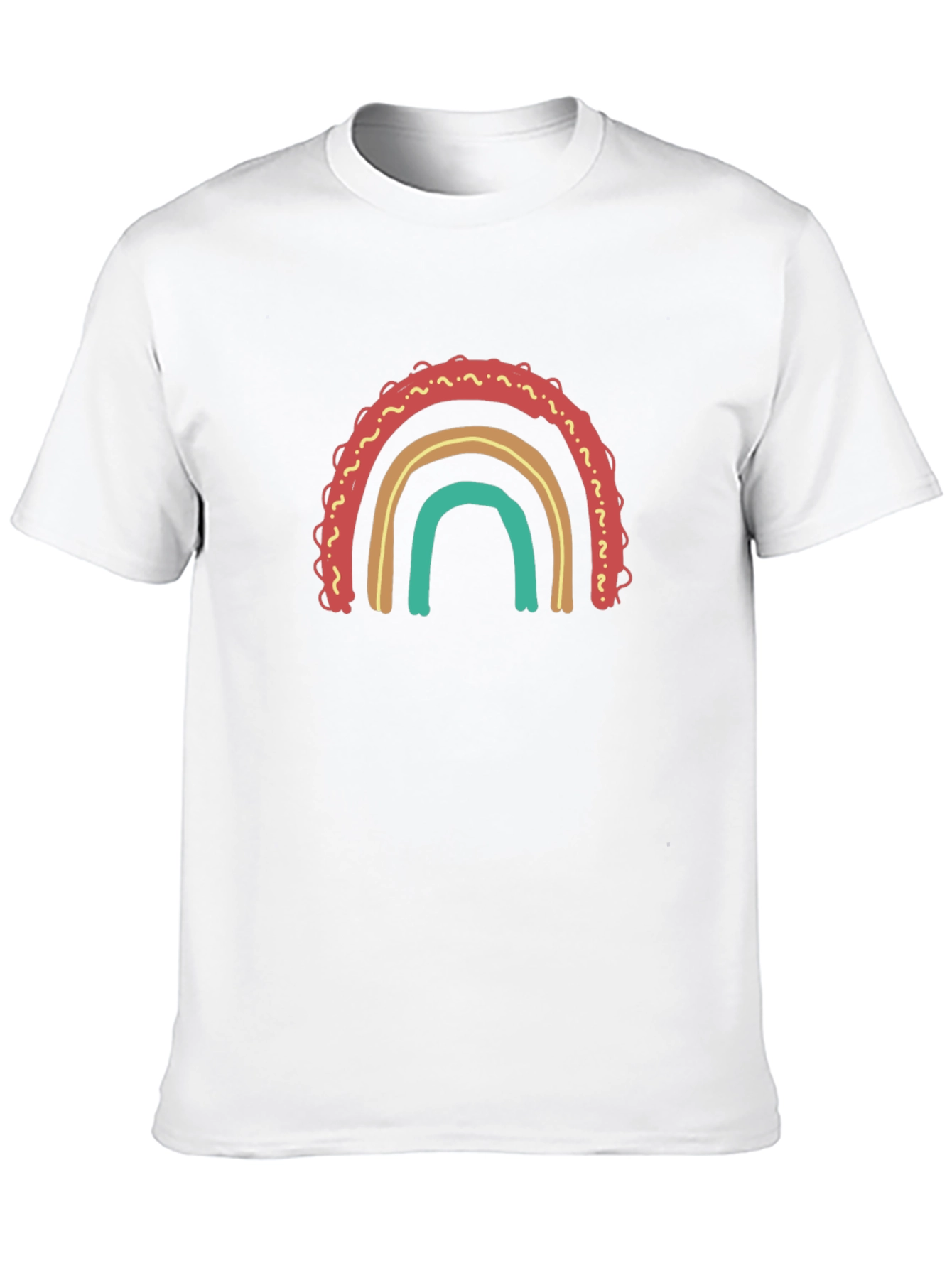 Rainbow Graphic Tee - Casual Comfort