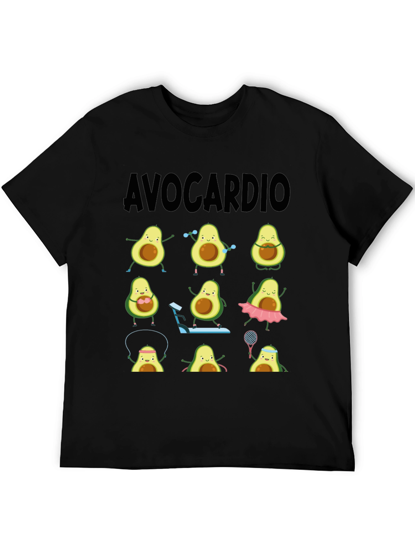 Avocardio T-Shirt - Funny Avocado Workout Tee