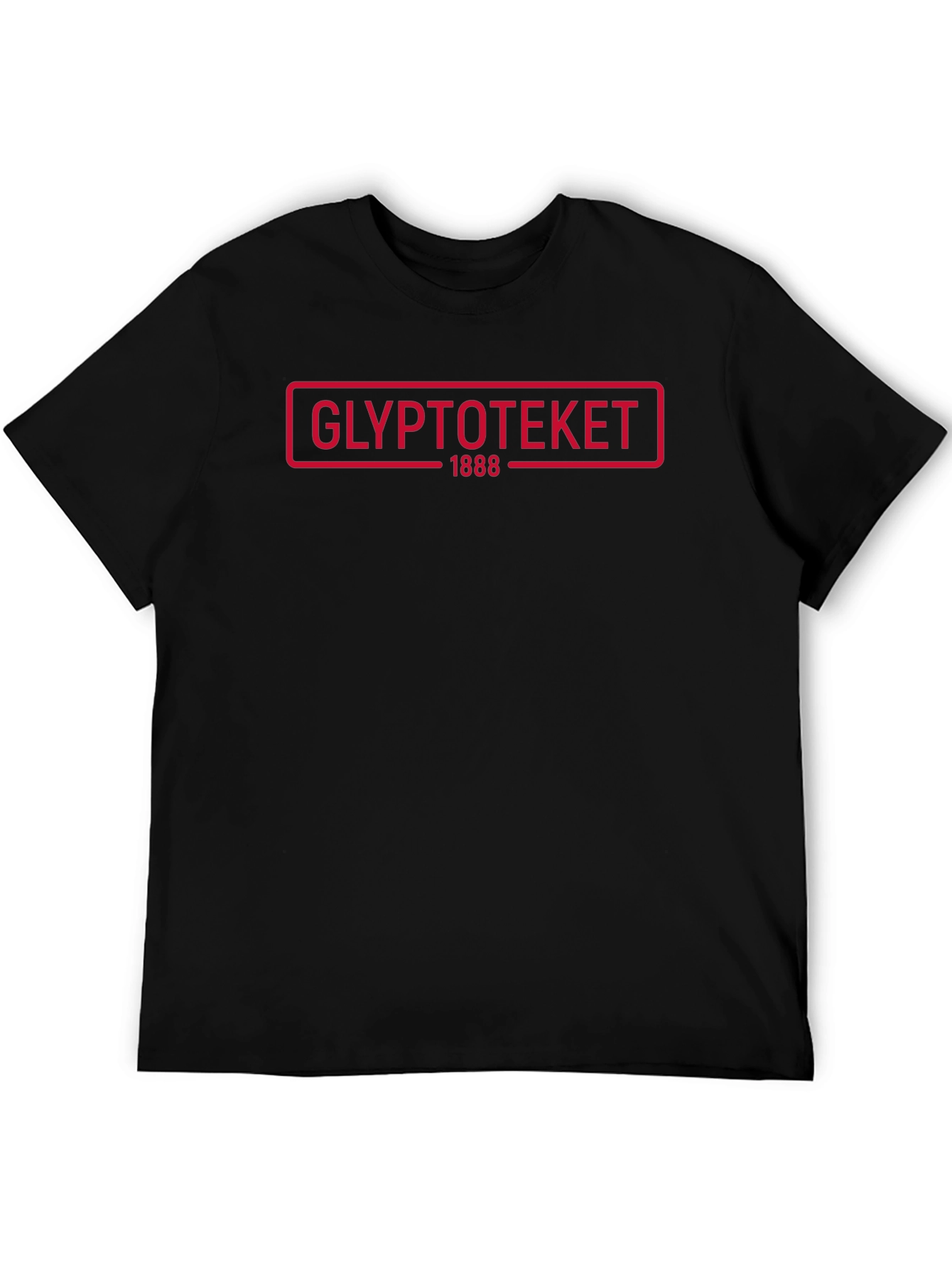 Glyptoteket 1888 Black Graphic T-Shirt