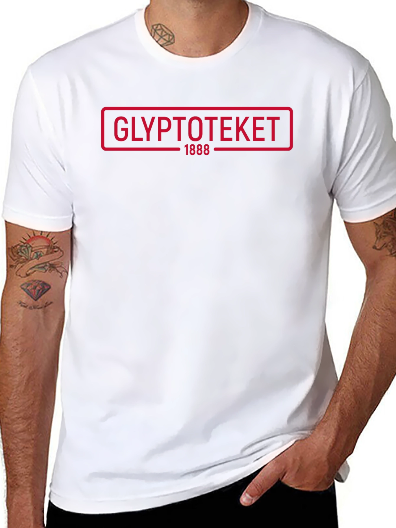 Glyptoteket 1888 Black Graphic T-Shirt